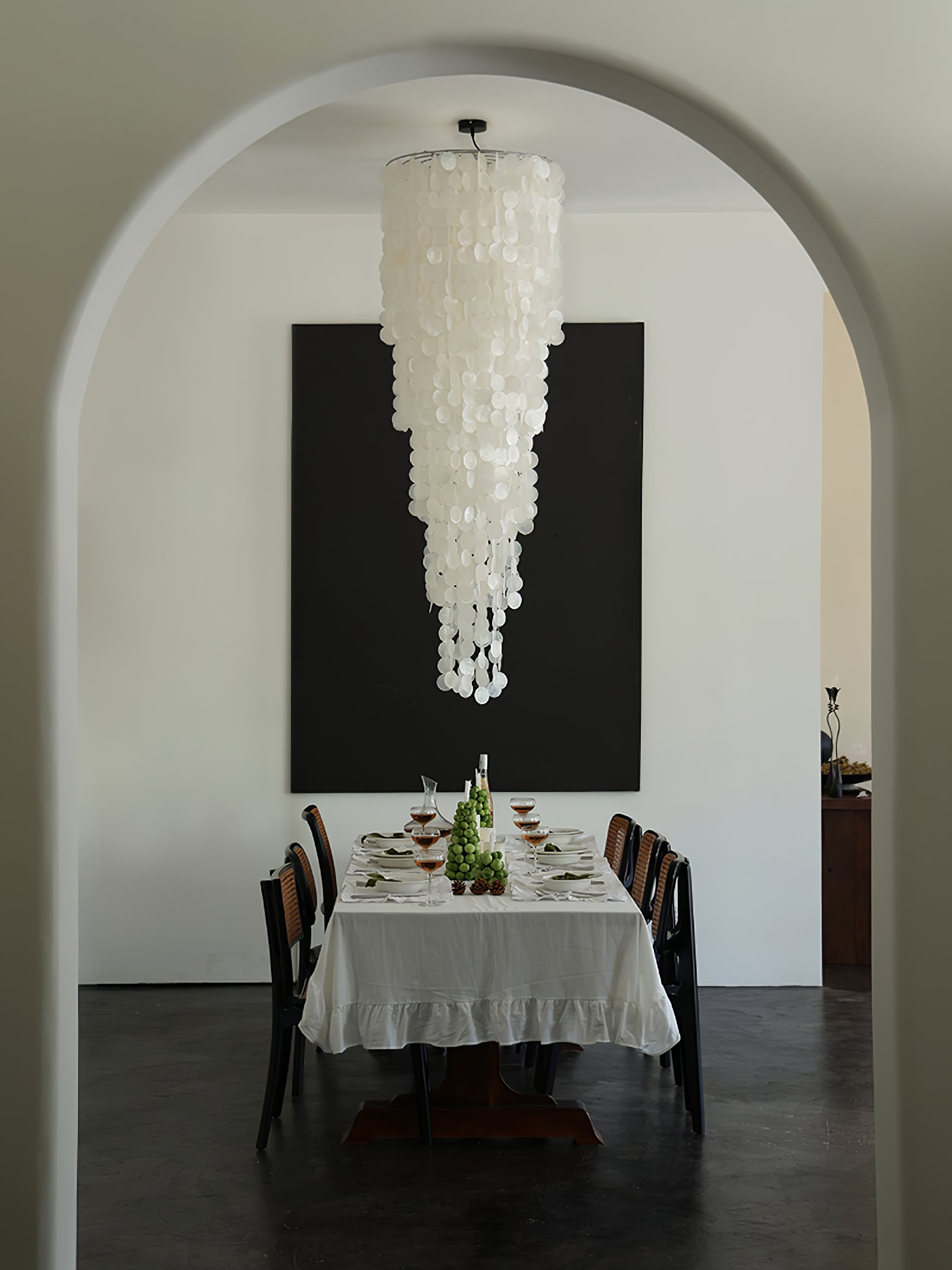 Eloryra Cascading Glass Chandelier - Blowlighting
