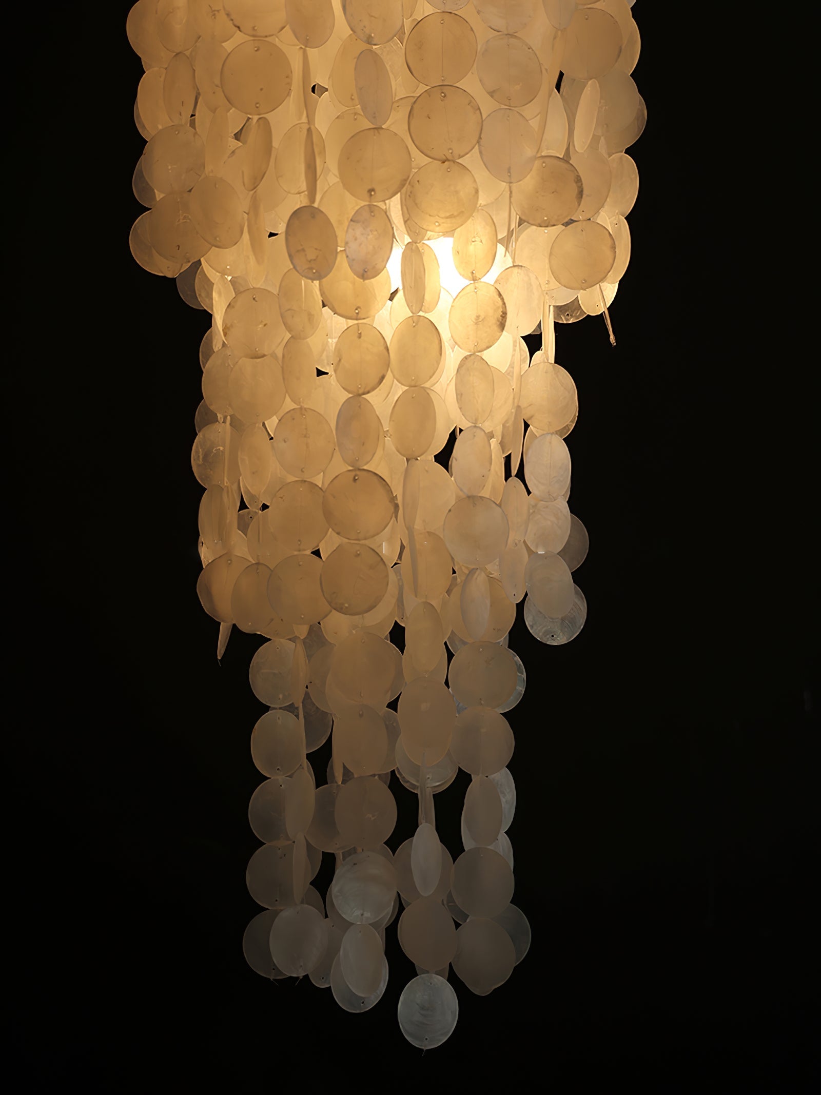 Eloryra Cascading Glass Chandelier - Blowlighting