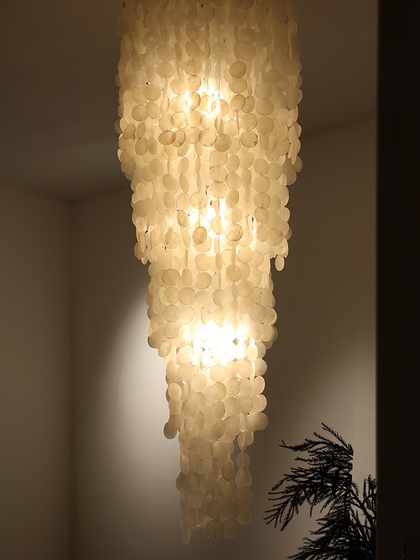 Eloryra Cascading Glass Chandelier - Blowlighting