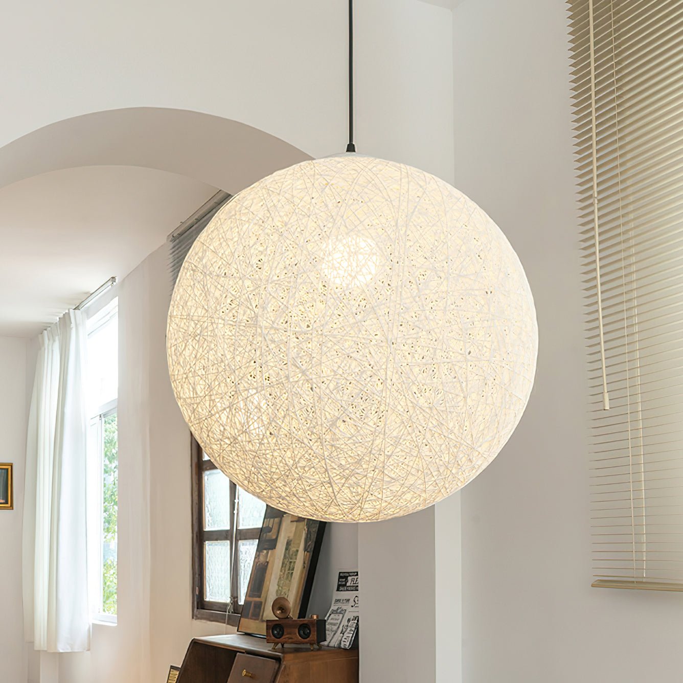 Nest Sphere Pendant Light - Blowlighting