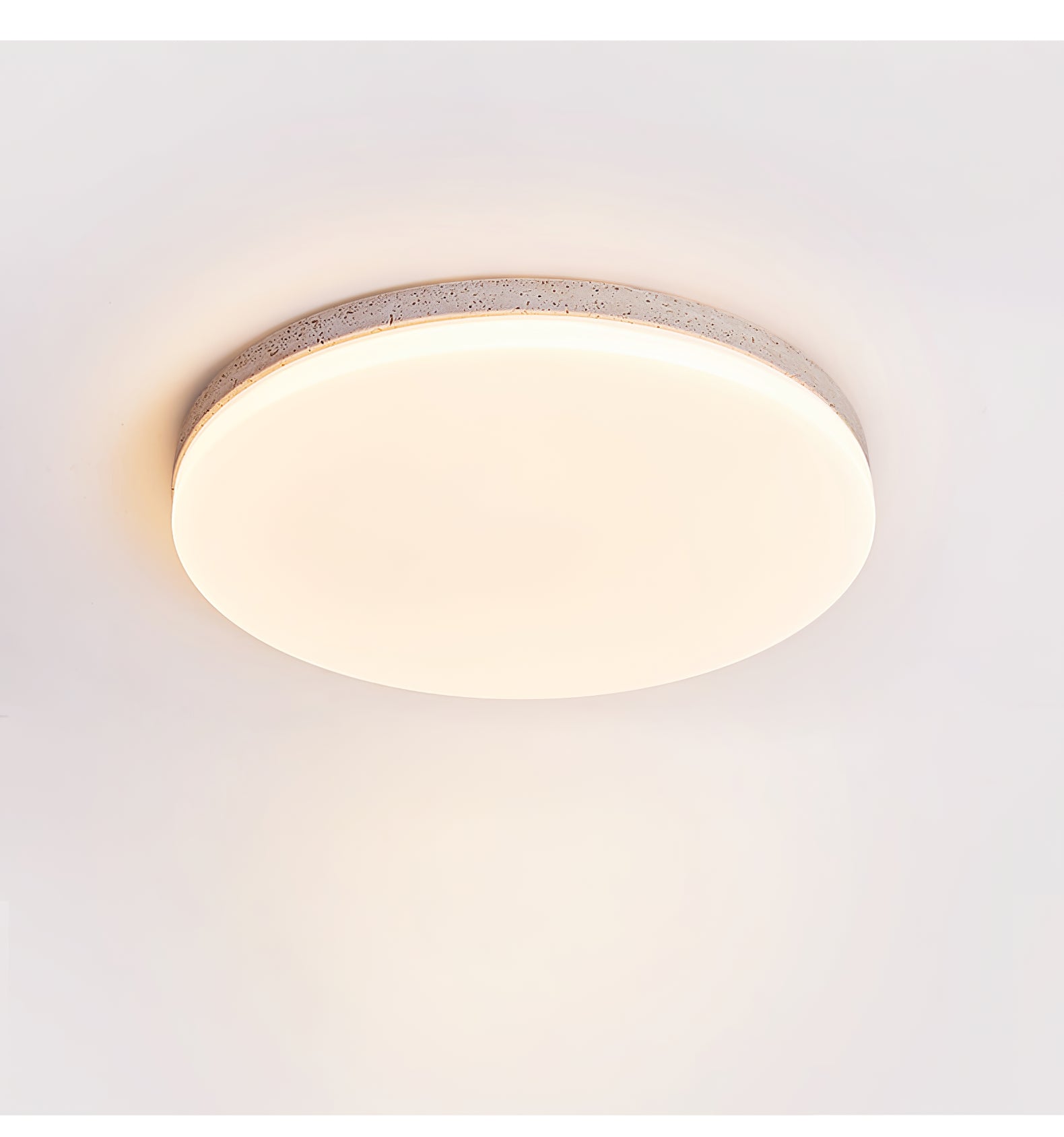 Orla Travertine Ceiling Light - Blowlighting