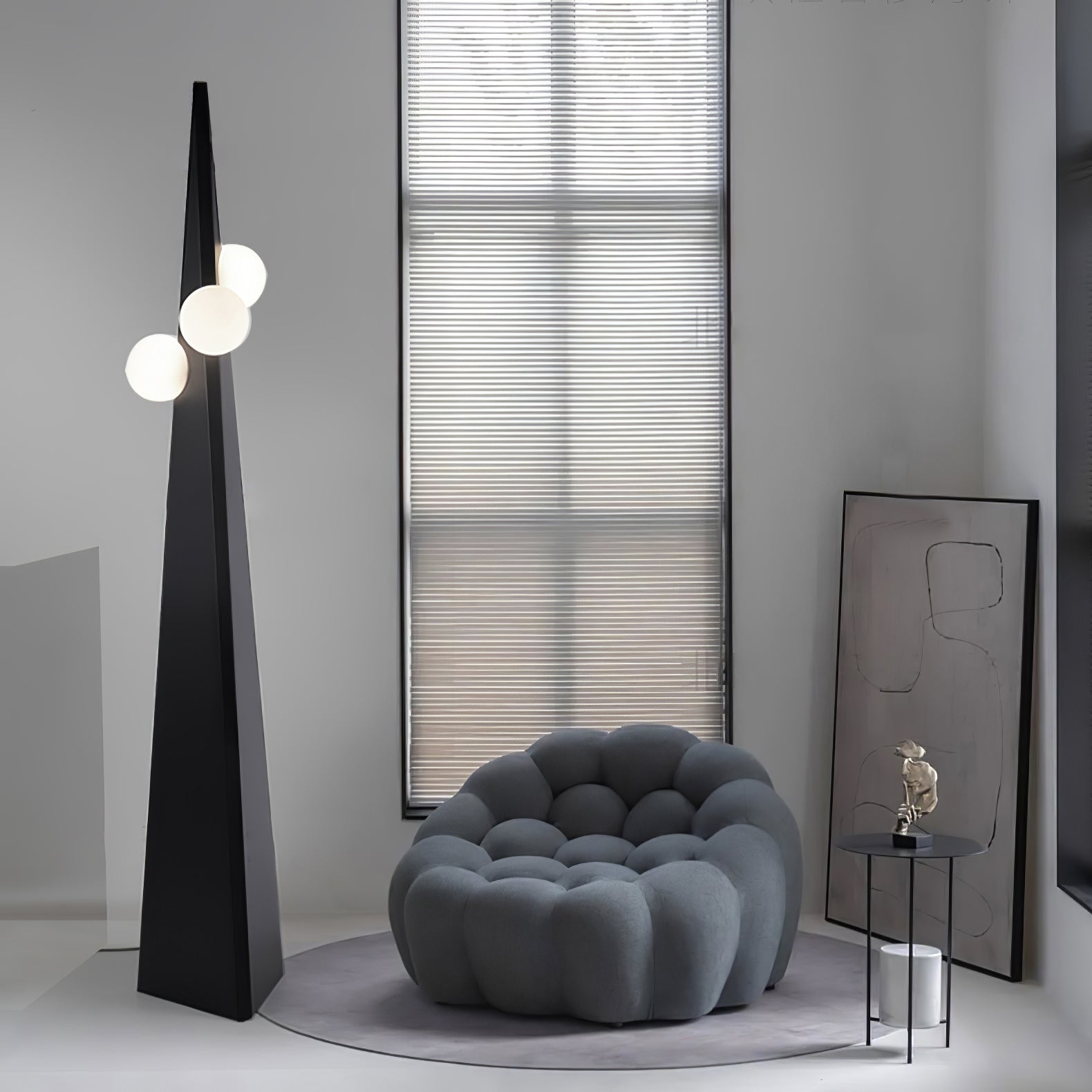 Lymarora Sculptural Metal Floor Lamp - Blowlighting