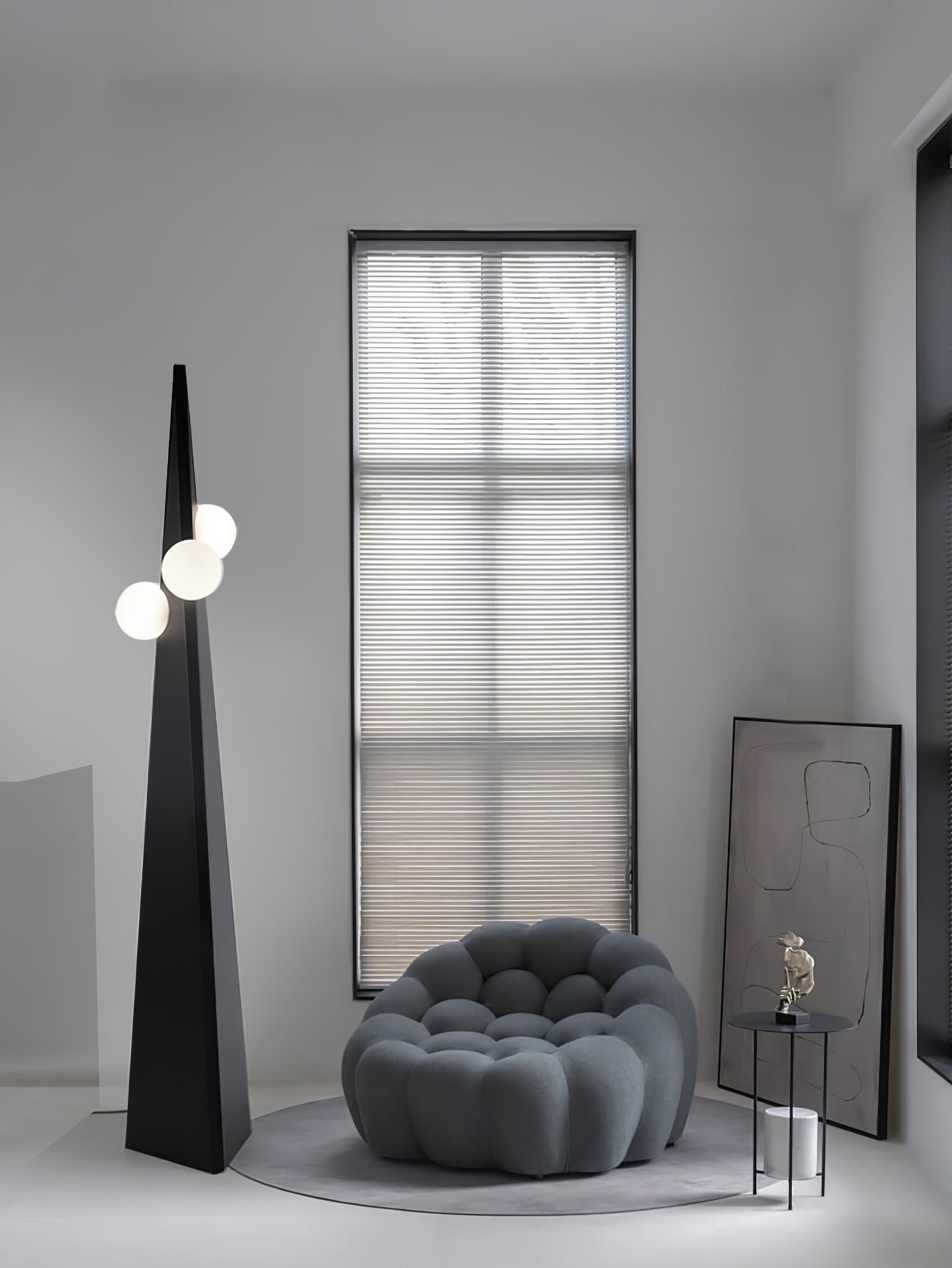 Lymarora Sculptural Metal Floor Lamp - Blowlighting