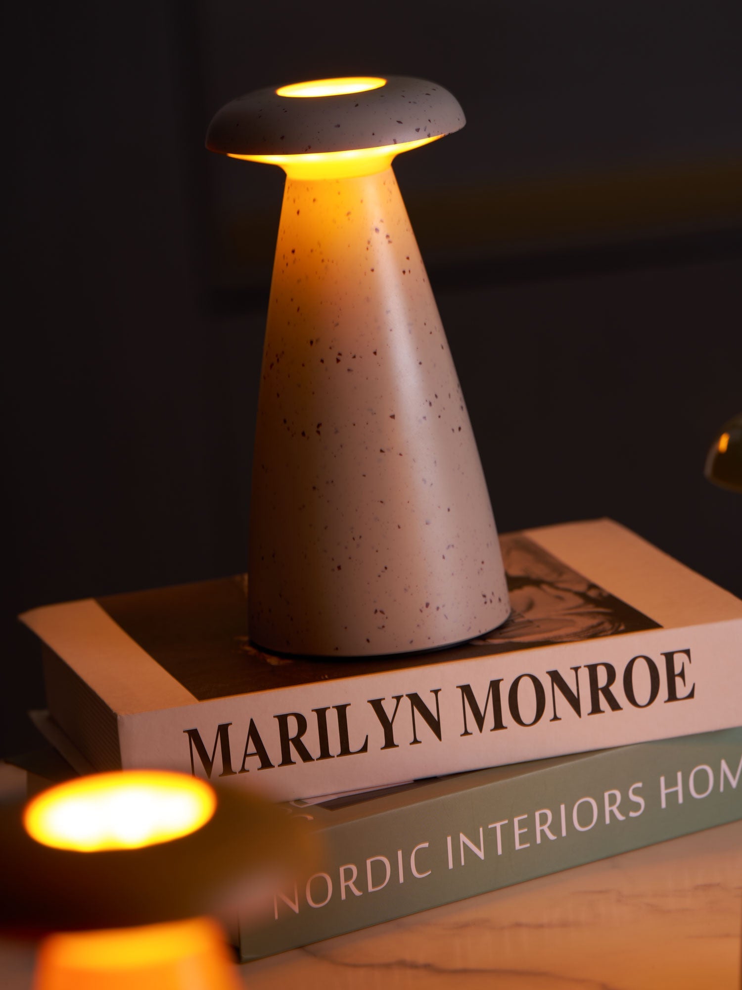 Noko Mushroom Rechargeable Table Lamp - Blowlighting