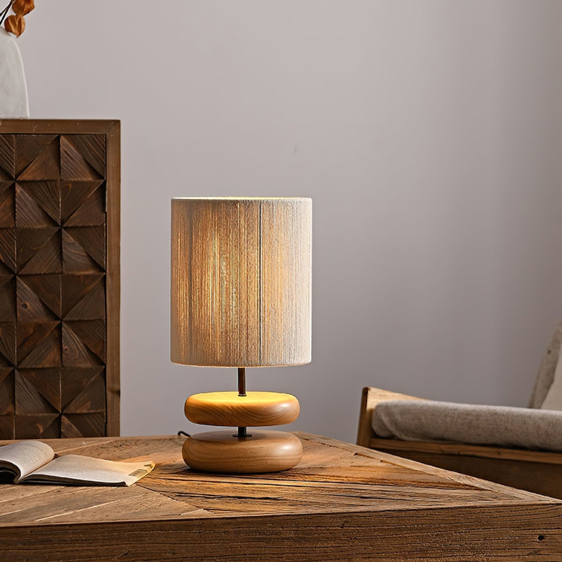 Nora Wood Table Lamp - Blowlighting