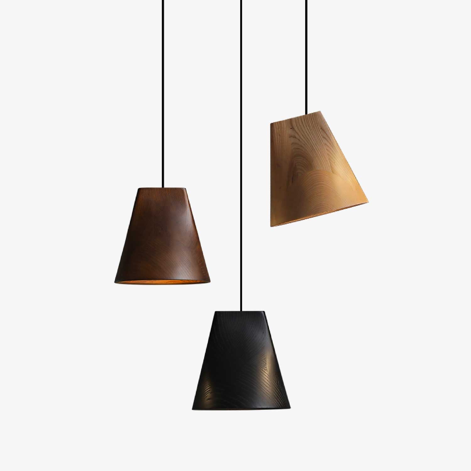 Vetra Rustic Wood Pendant Light - Blowlighting