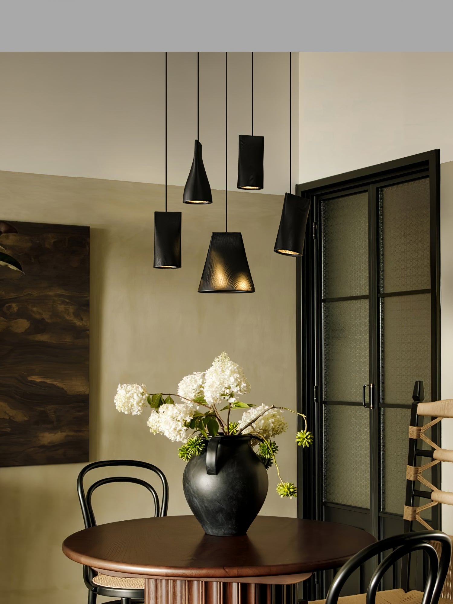Vetra Rustic Wood Pendant Light - Blowlighting