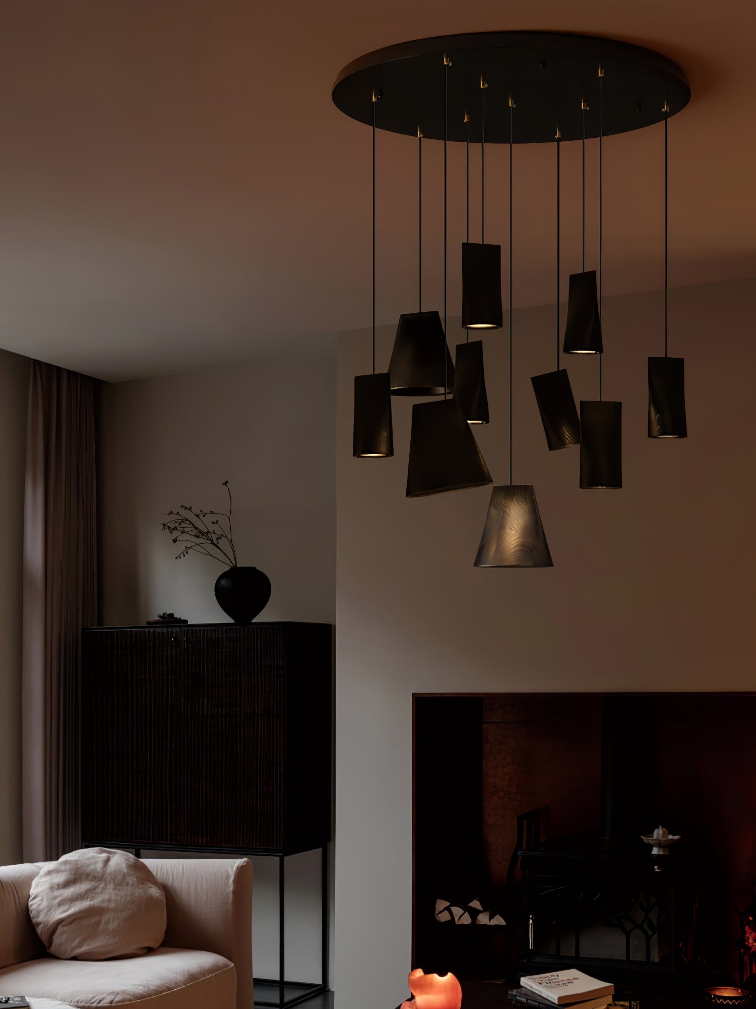 Vetra Rustic Wood Pendant Light - Blowlighting