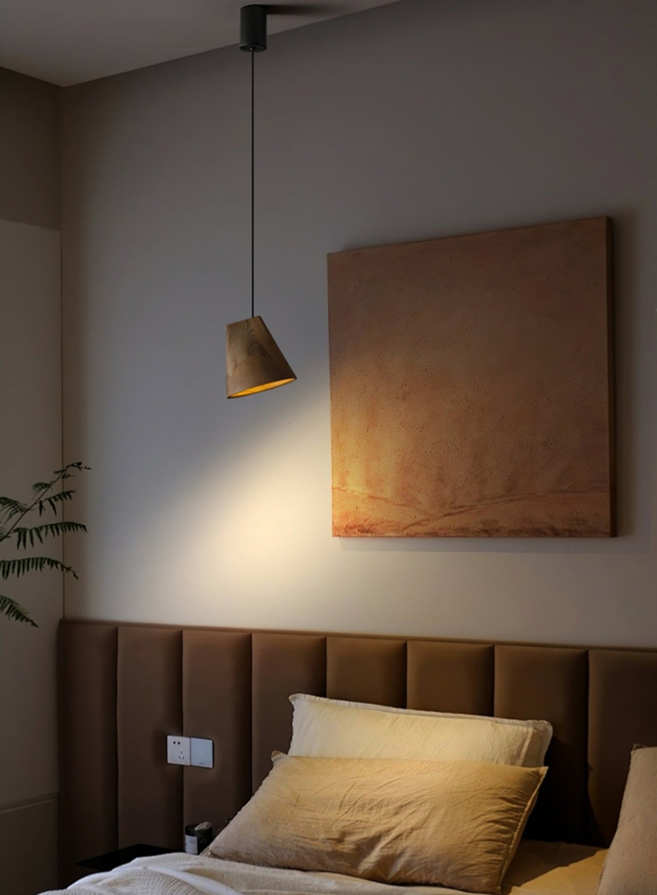 Vetra Rustic Wood Pendant Light - Blowlighting