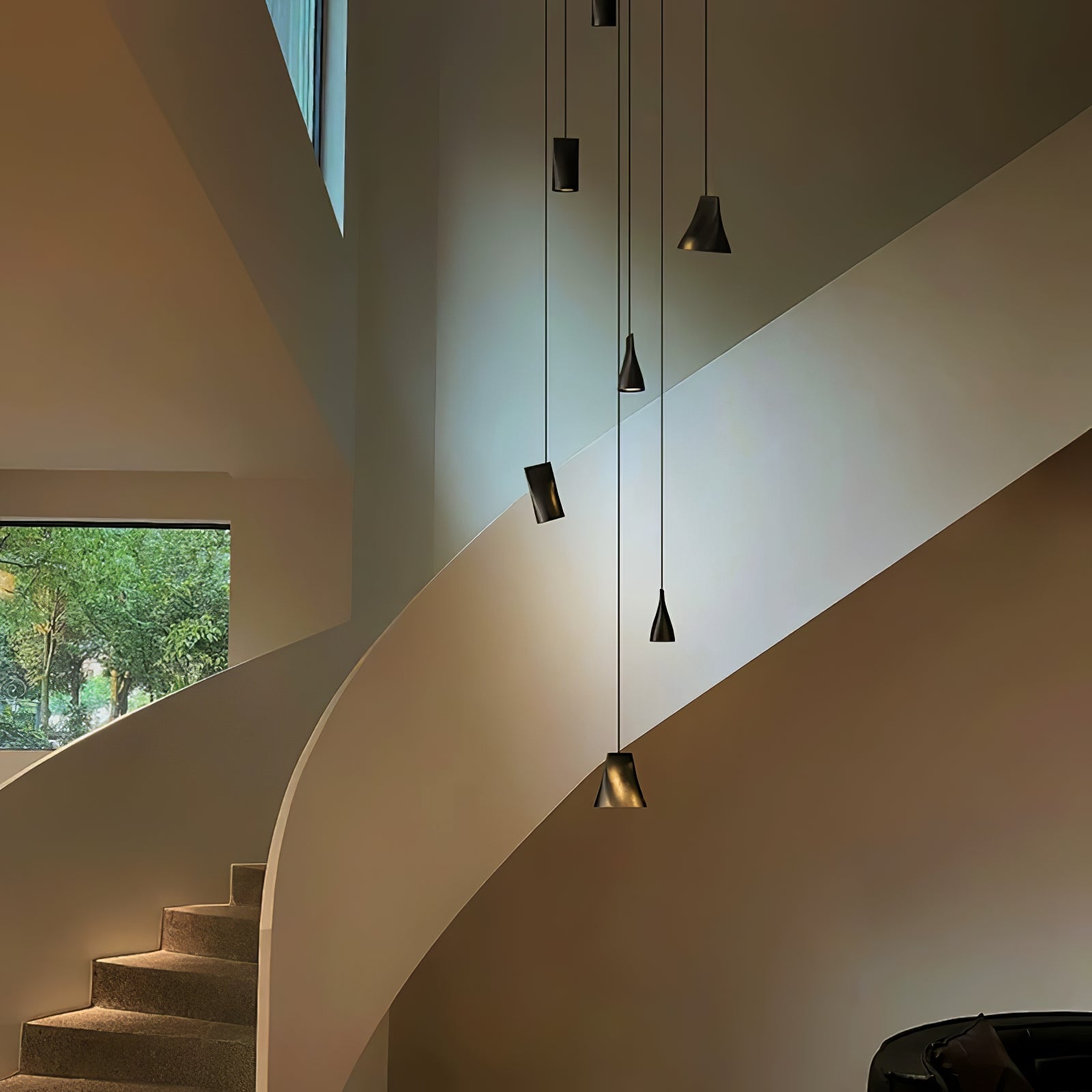 Vetra Rustic Wood Pendant Light - Blowlighting