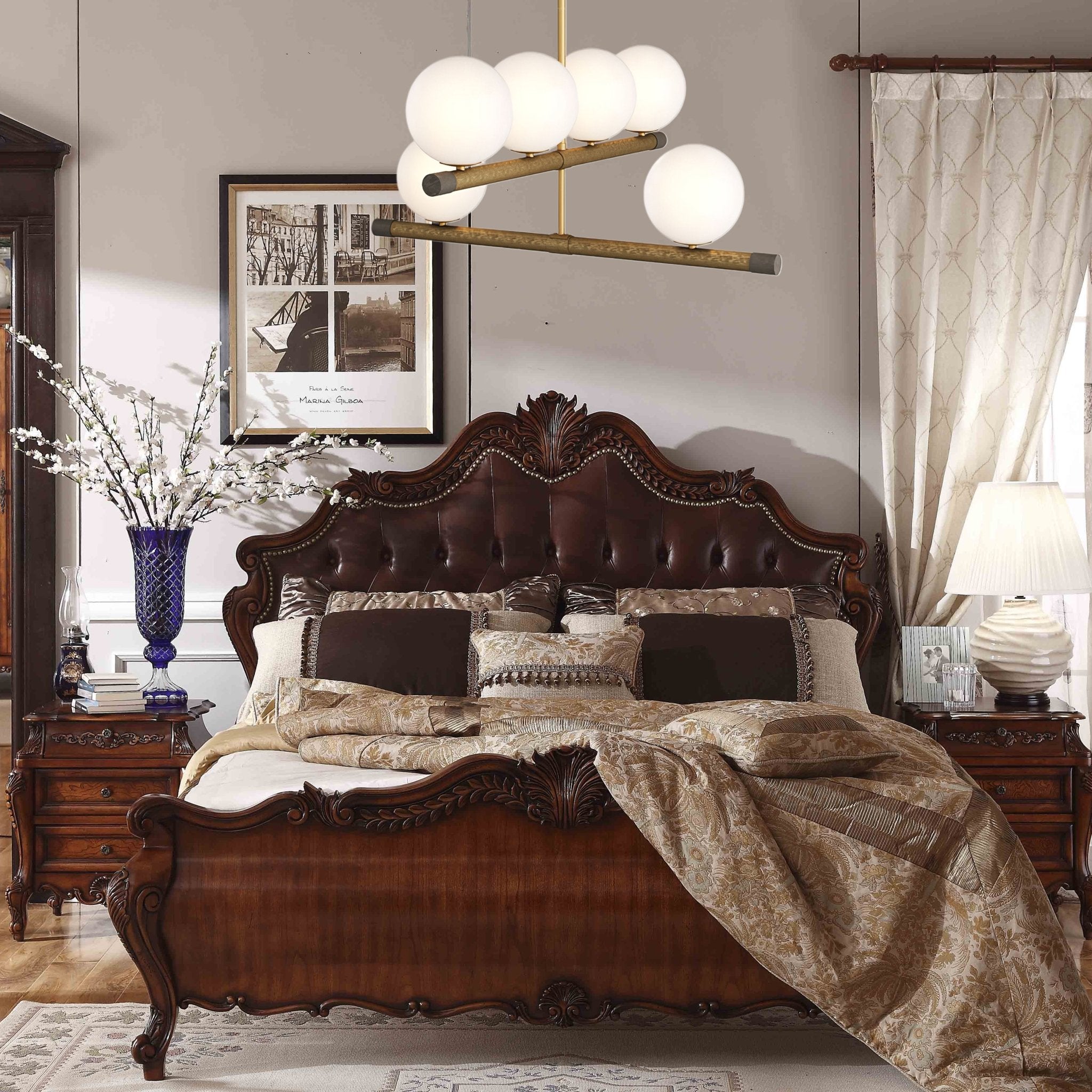 Riley Modern Metal Chandelier - Blowlighting