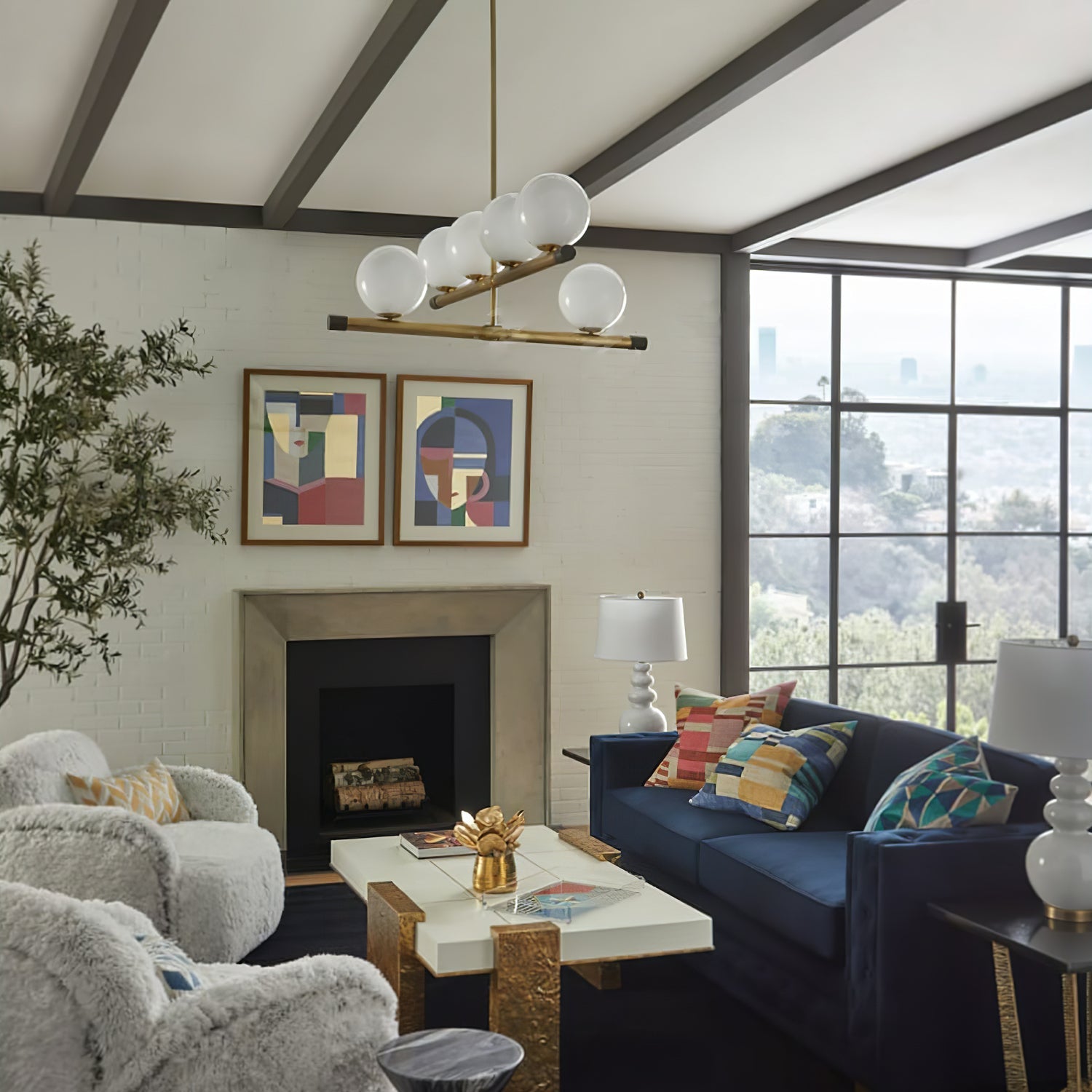 Riley Modern Metal Chandelier - Blowlighting