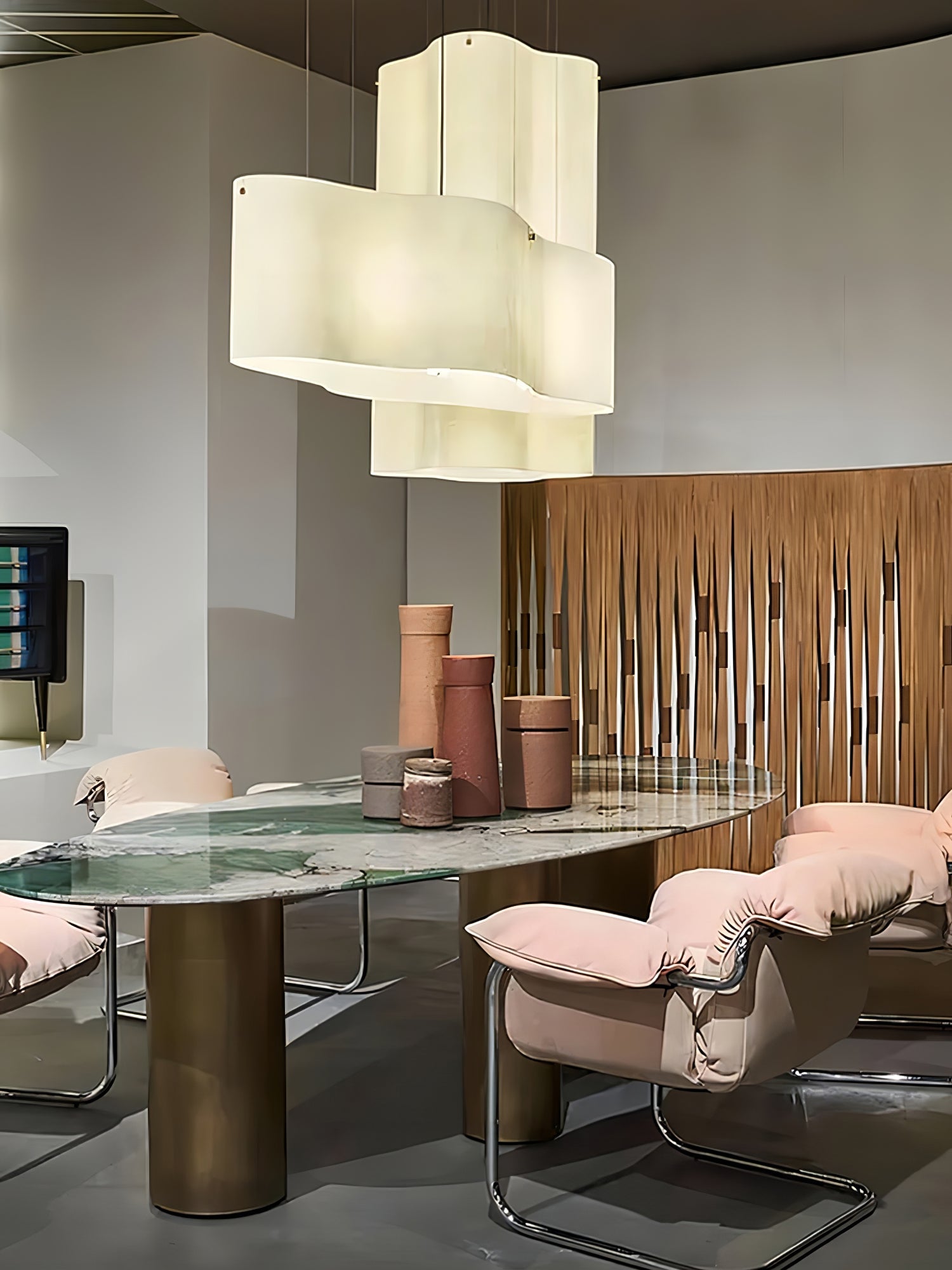 Aurora Pendant Lamp Cloud Shape Modern - Blowlighting