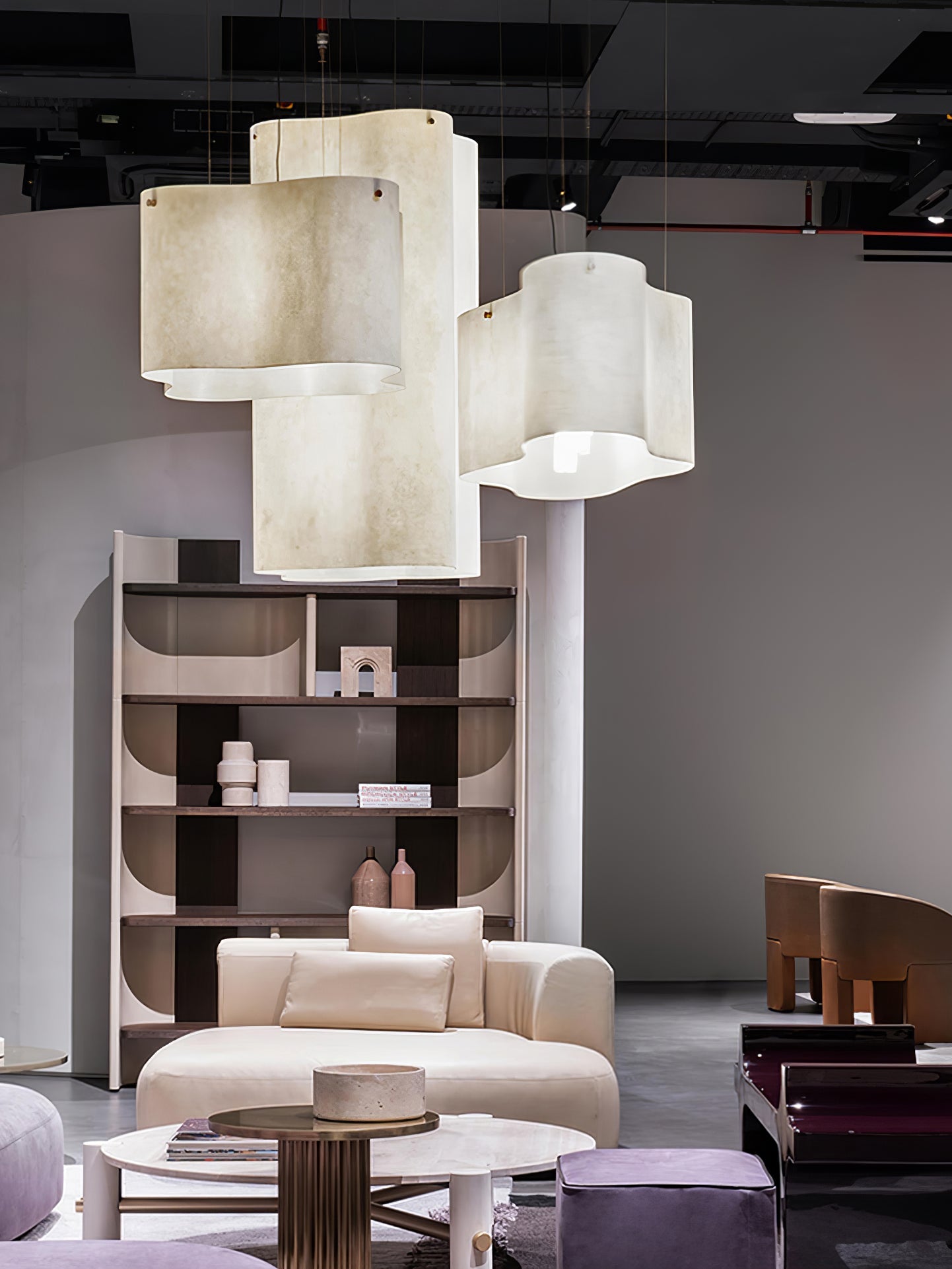 Aurora Pendant Lamp Cloud Shape Modern - Blowlighting