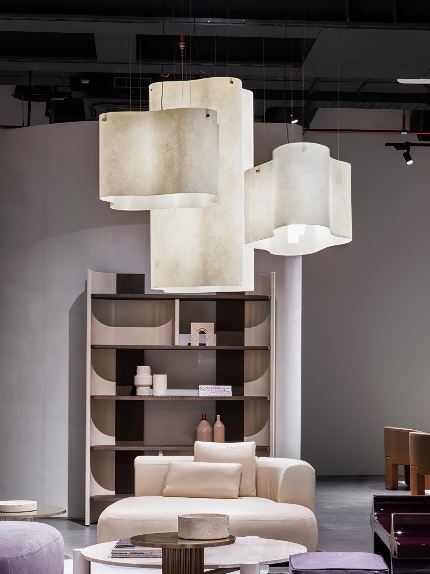 Aurora Pendant Lamp Cloud Shape Modern - Blowlighting