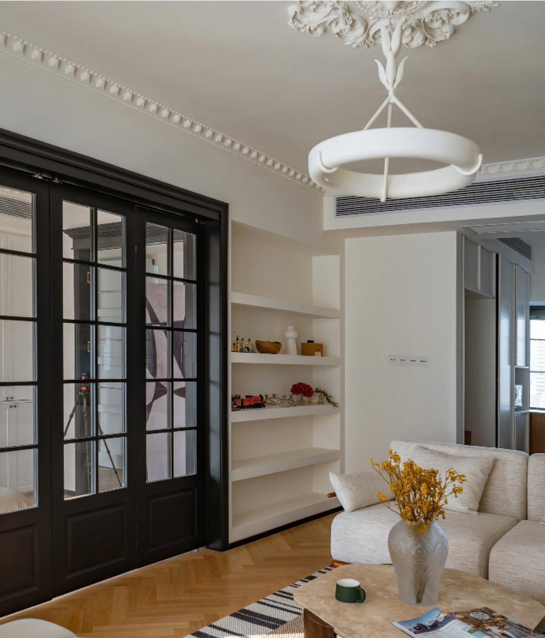 Tinsley Plaster Chandelier - Blowlighting