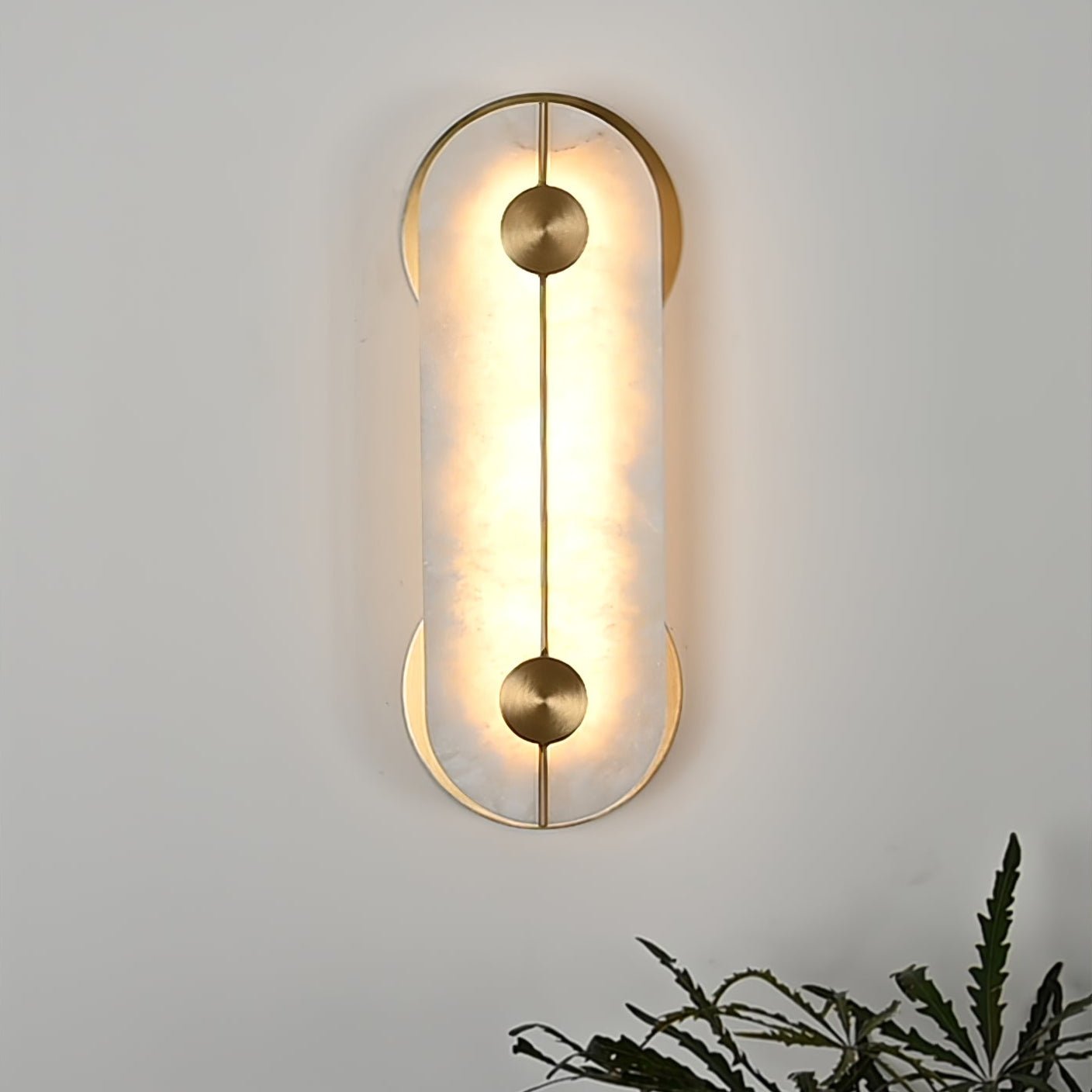 Selene Alabaster Wall Light - Blowlighting