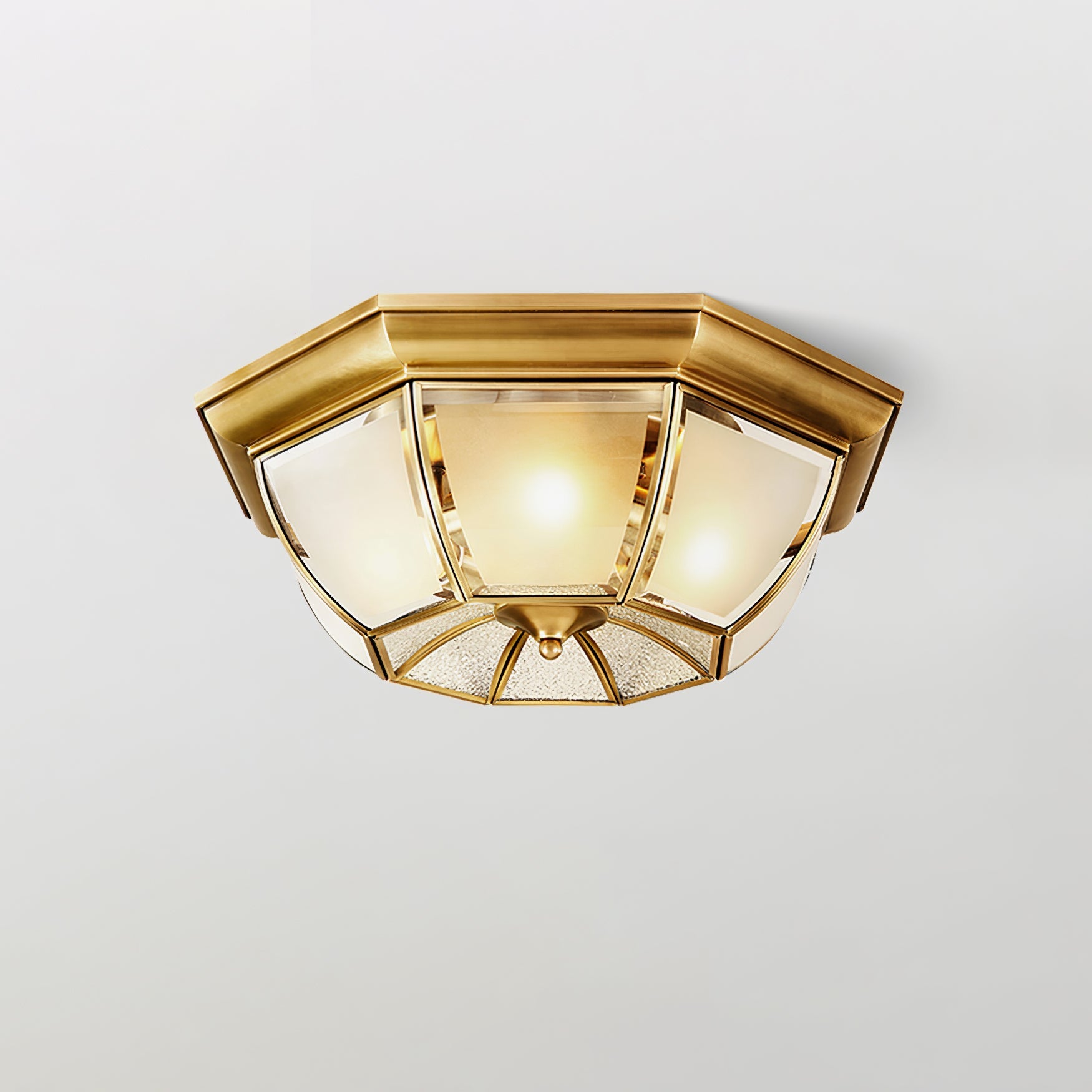 Bowl Shaped Brass Ceiling Lamp - Blowlighting