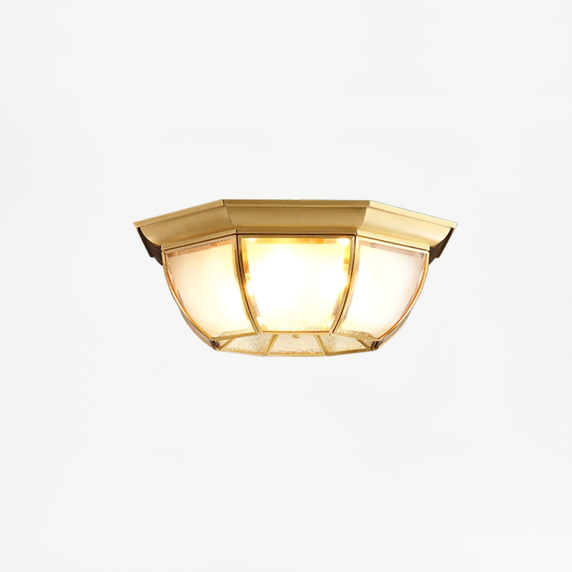 Bowl Shaped Brass Ceiling Lamp - Blowlighting