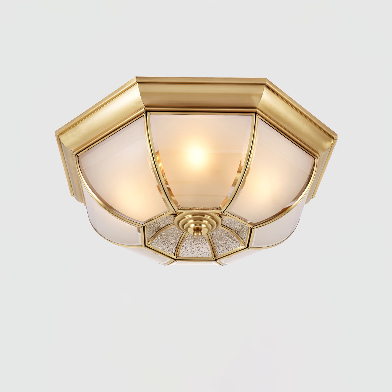 Bowl Shaped Brass Ceiling Lamp - Blowlighting
