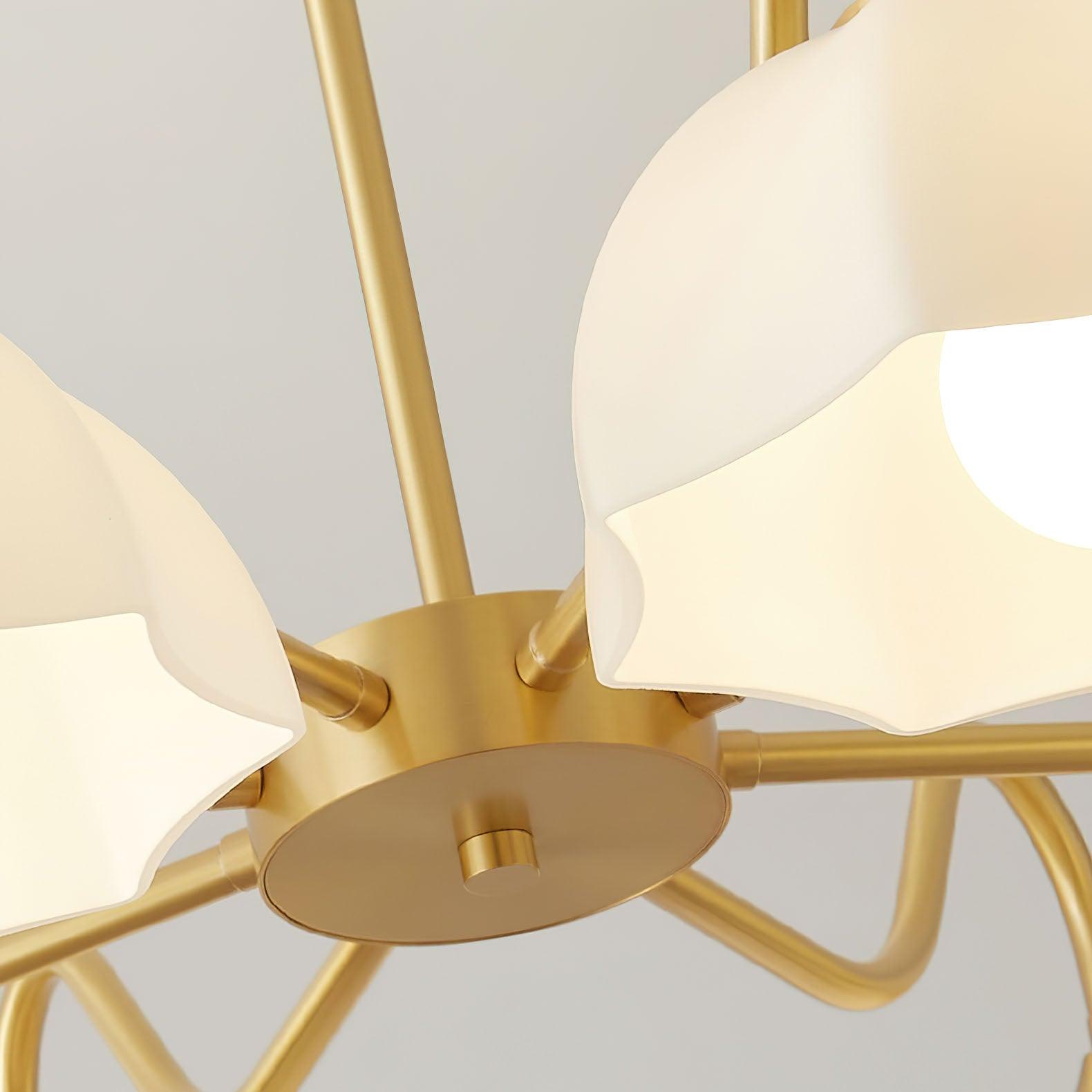 Octagonal Glass Bowl Chandelier - Blowlighting