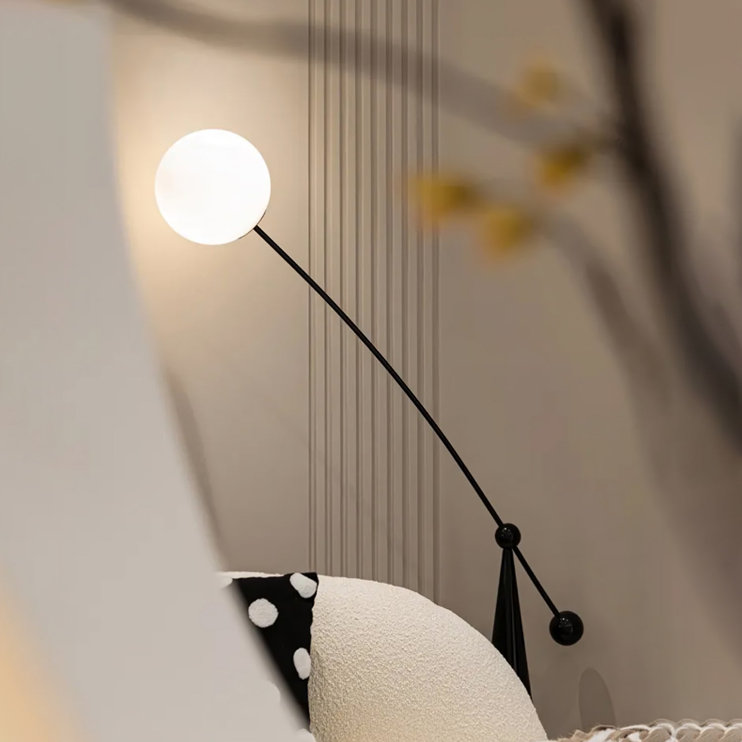 Opal Arc Floor Lamp - Blowlighting