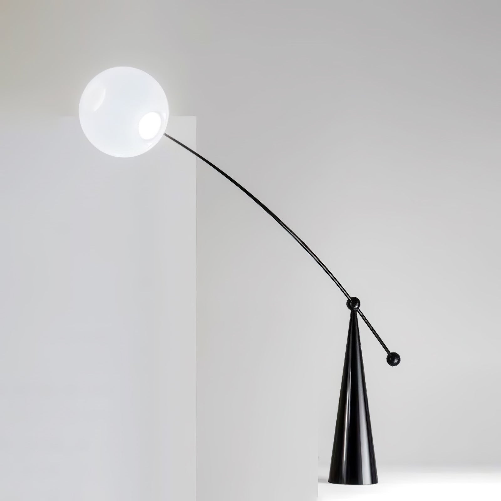 Opal Arc Floor Lamp - Blowlighting