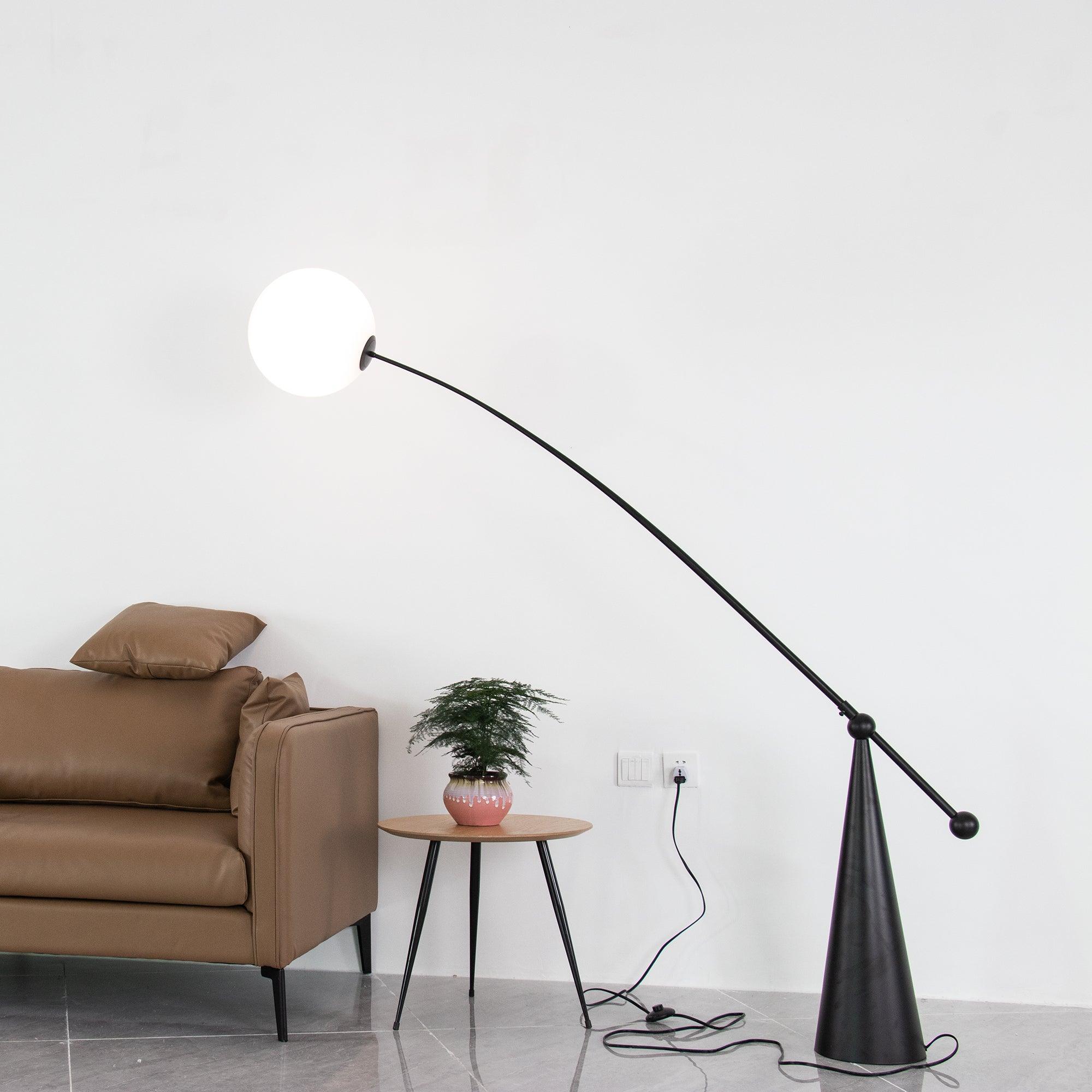 Opal Arc Floor Lamp - Blowlighting