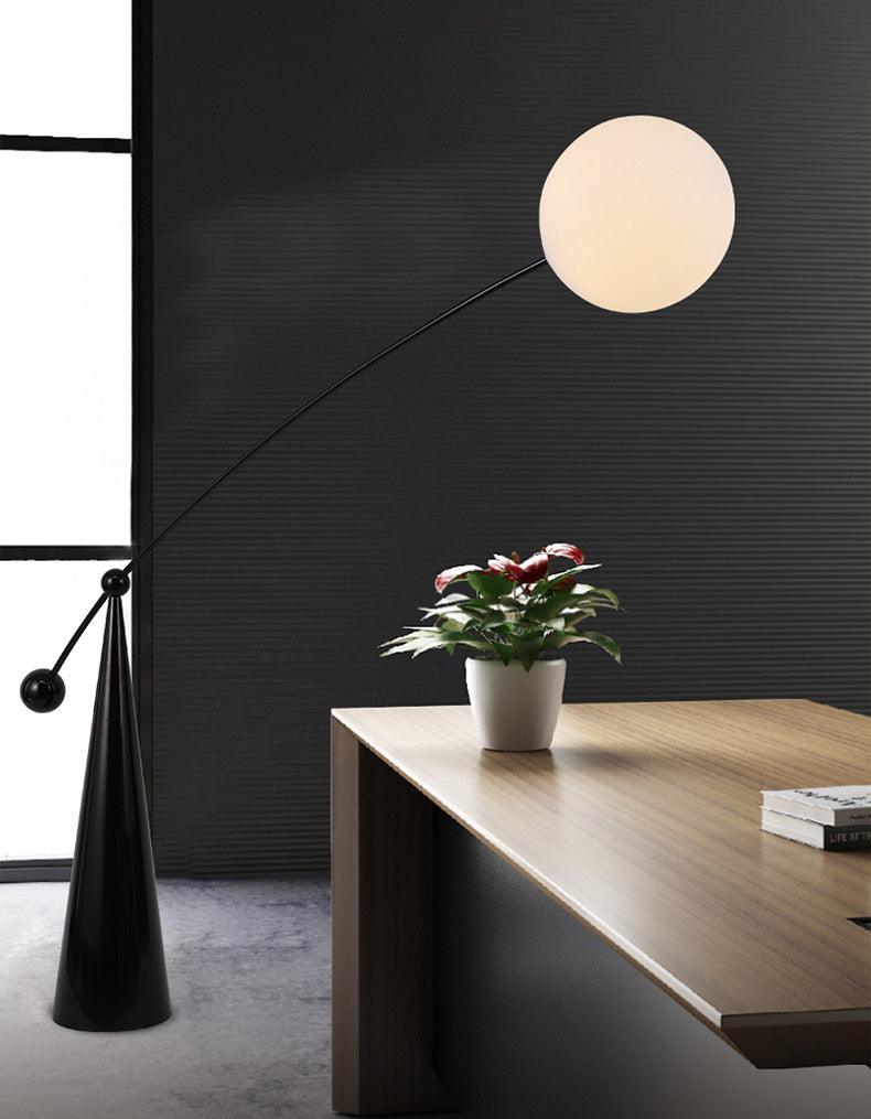 Opal Arc Floor Lamp - Blowlighting