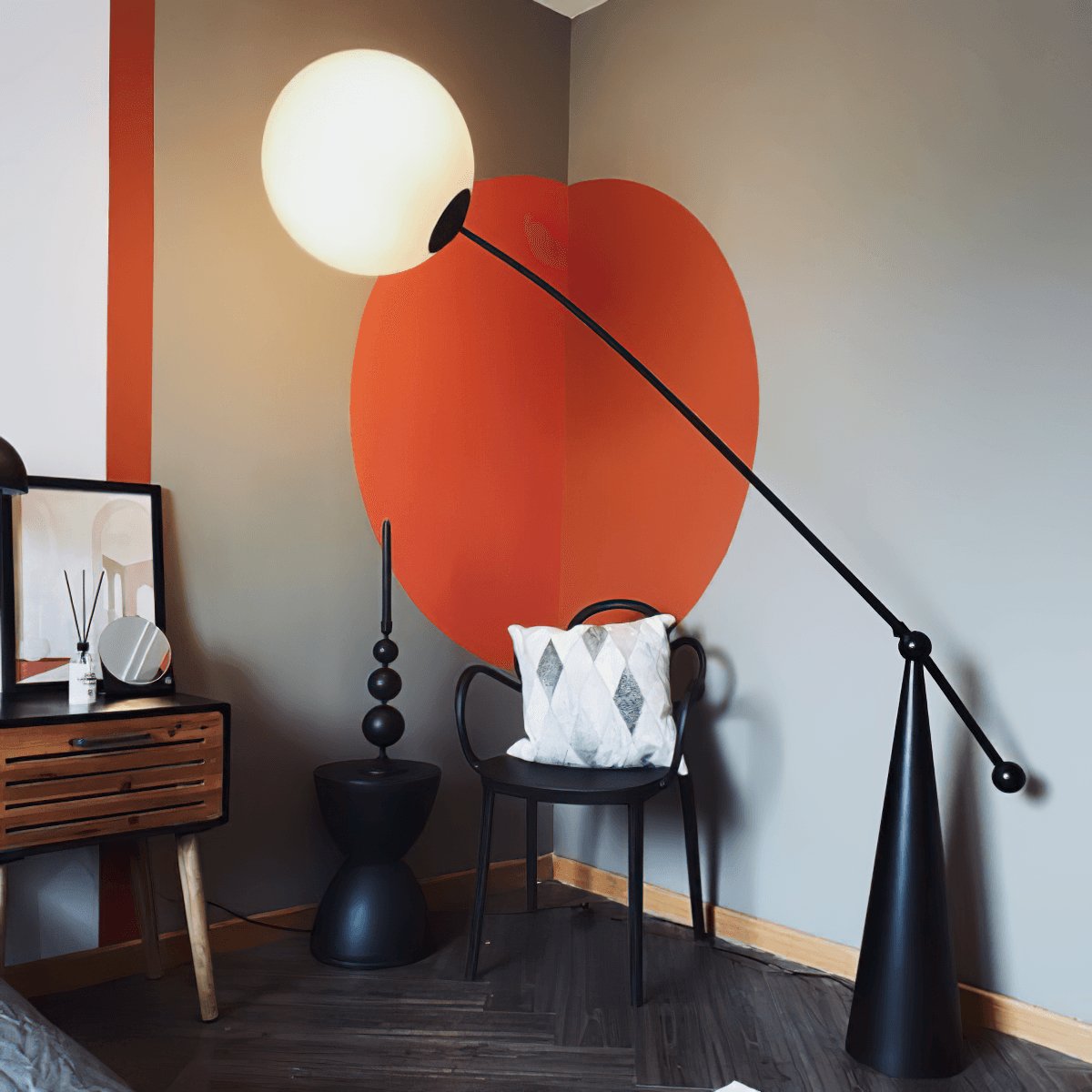 Opal Arc Floor Lamp - Blowlighting