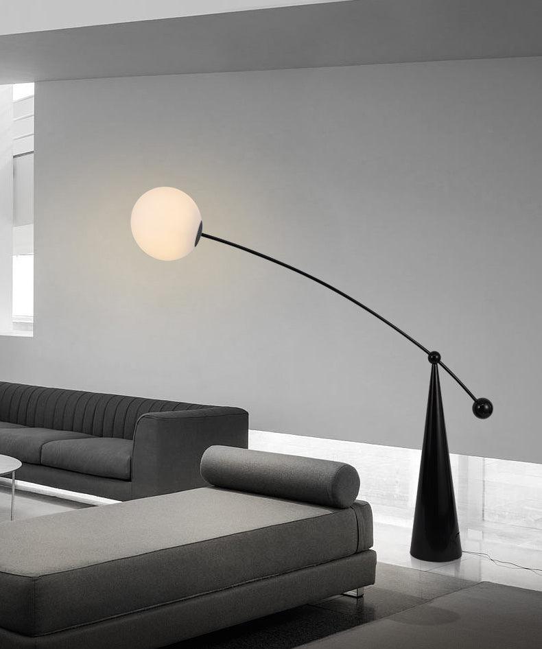 Opal Arc Floor Lamp - Blowlighting