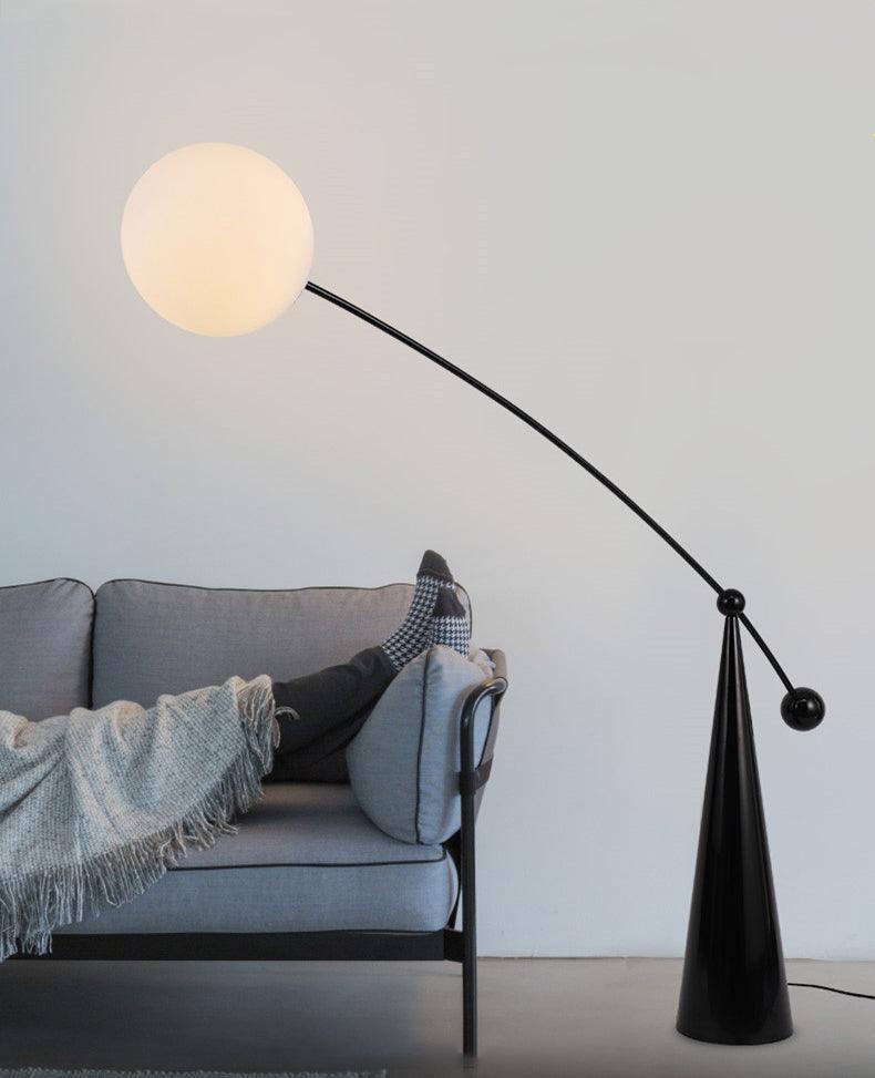 Opal Arc Floor Lamp - Blowlighting