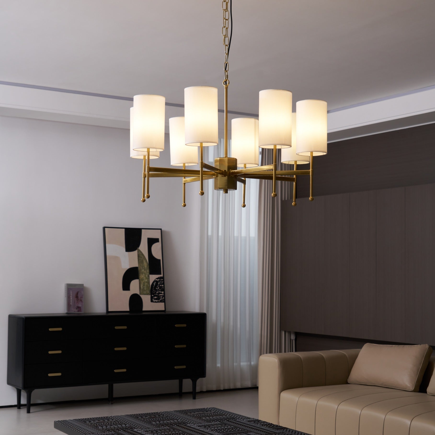 Brilliancess Brass Chandelier - Blowlighting