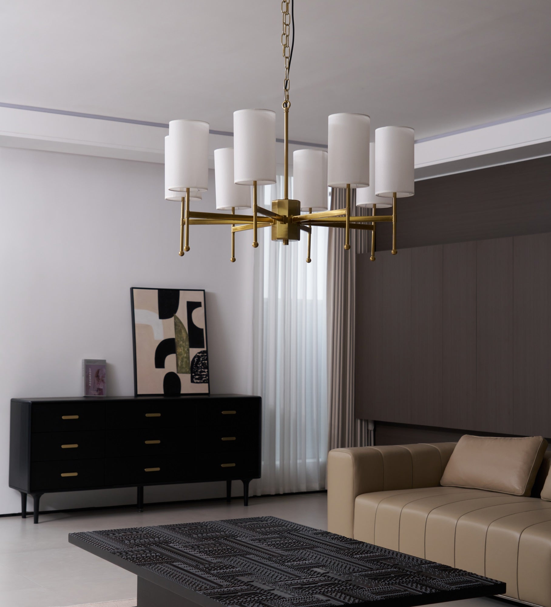 Brilliancess Brass Chandelier - Blowlighting