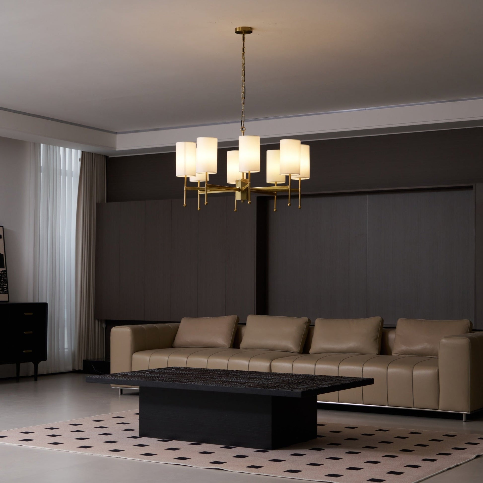 Brilliancess Brass Chandelier - Blowlighting