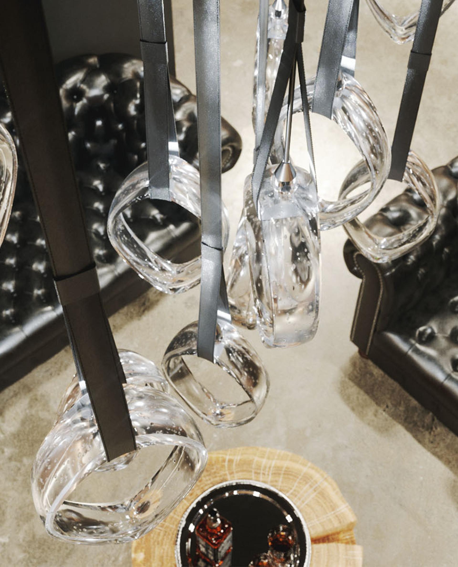 Ivvyne Modern Glass Chandelier - Blowlighting