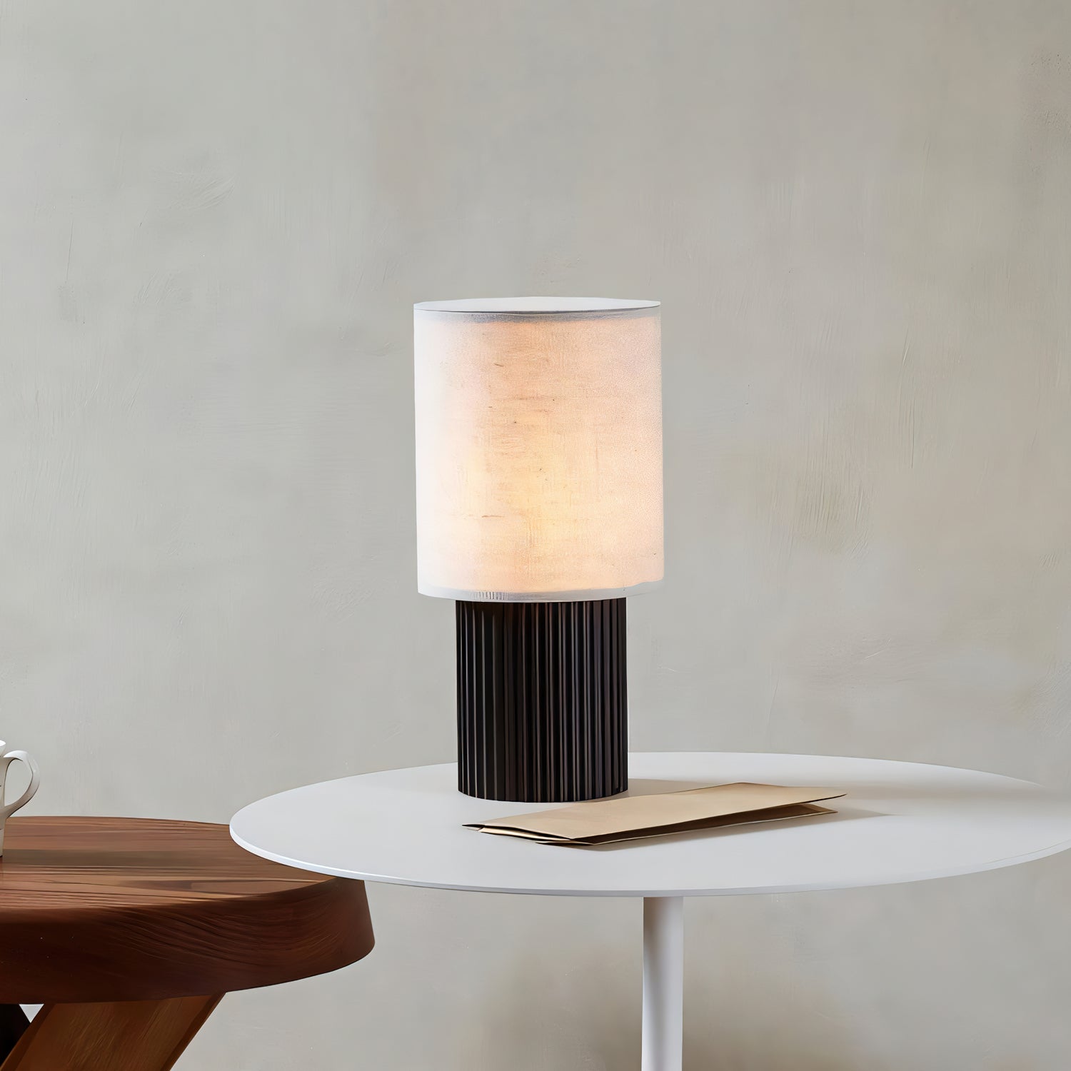 Orlo Ribbed Table Lamp - Blowlighting