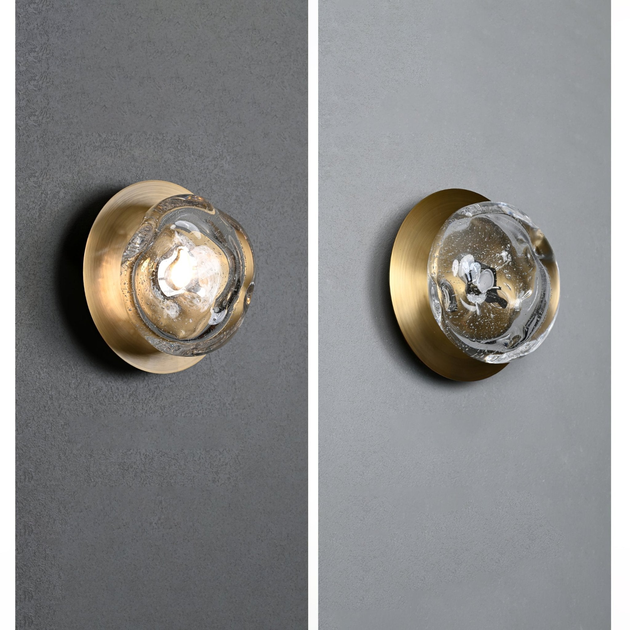 Orrin Molten Glass Wall Light - Blowlighting