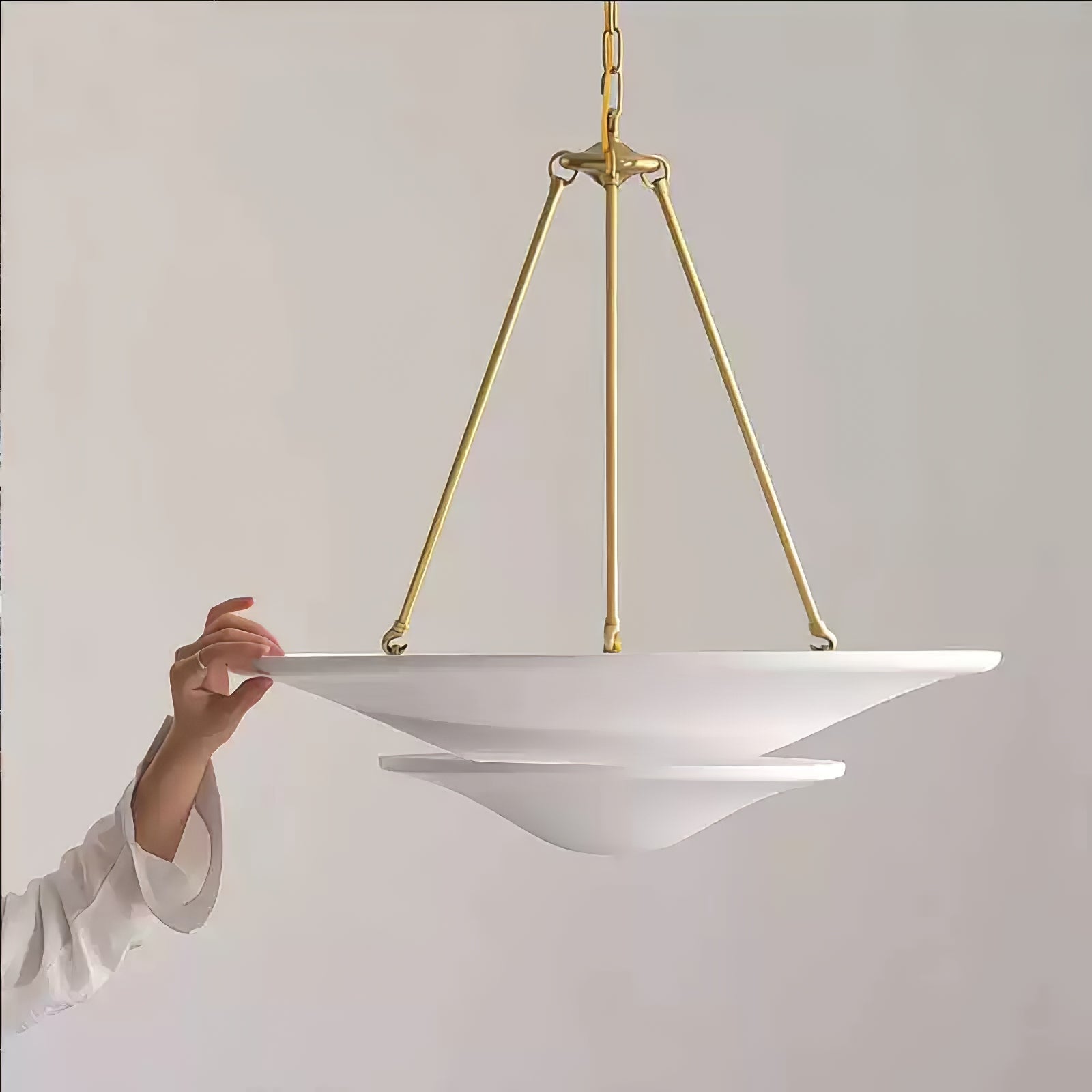 Lunara Modern Plaster Pendant Light - Blowlighting
