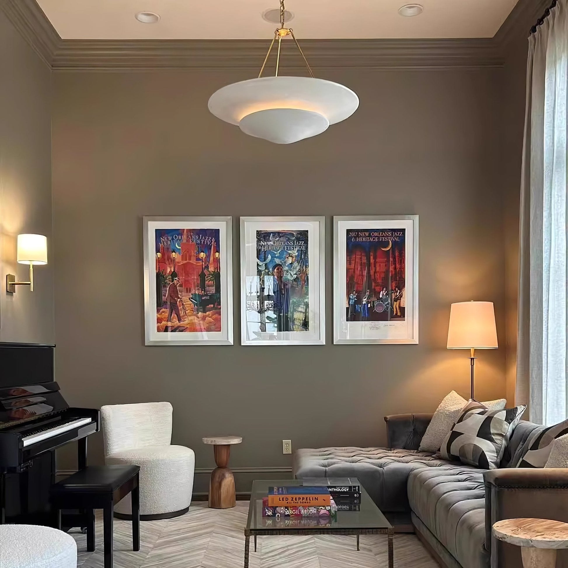 Lunara Modern Plaster Pendant Light - Blowlighting