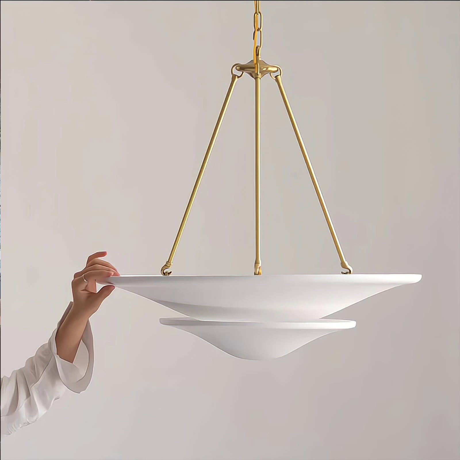 Lunara Modern Plaster Pendant Light - Blowlighting