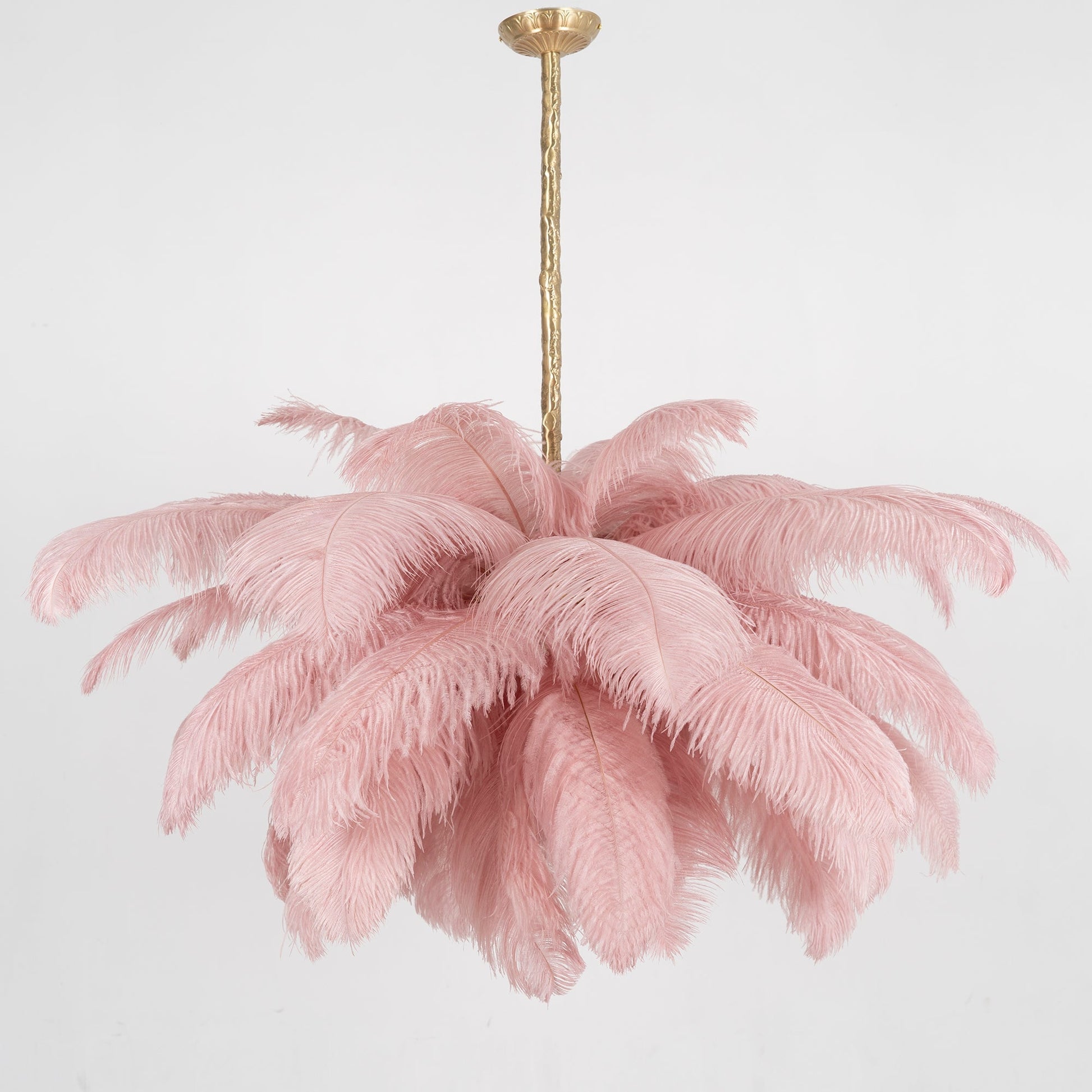 Ostrich Feather Chandelier - Blowlighting