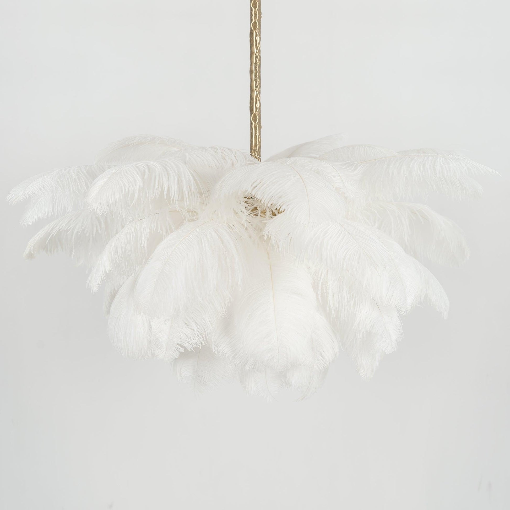 Ostrich Feather Chandelier - Blowlighting