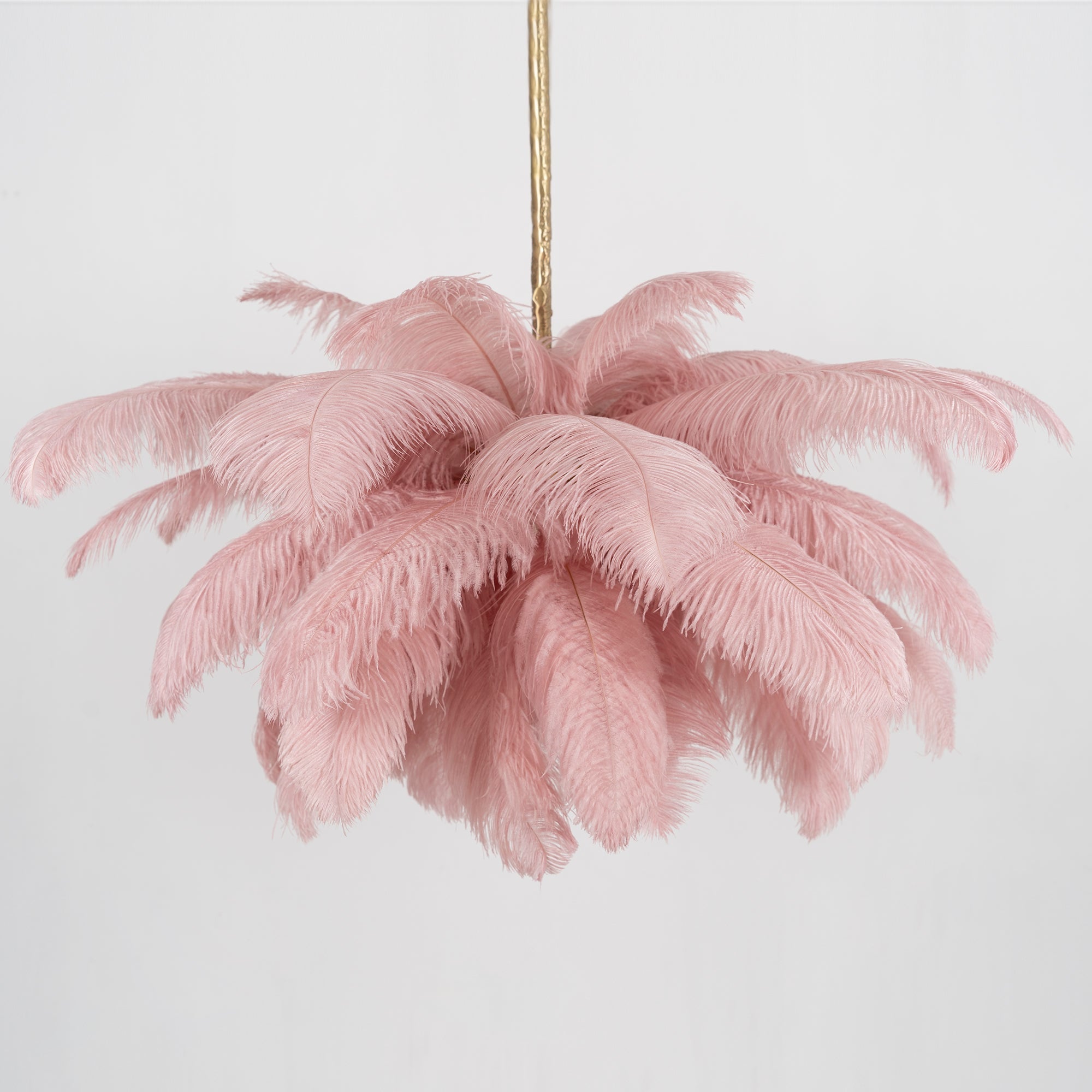 Ostrich Feather Chandelier - Blowlighting