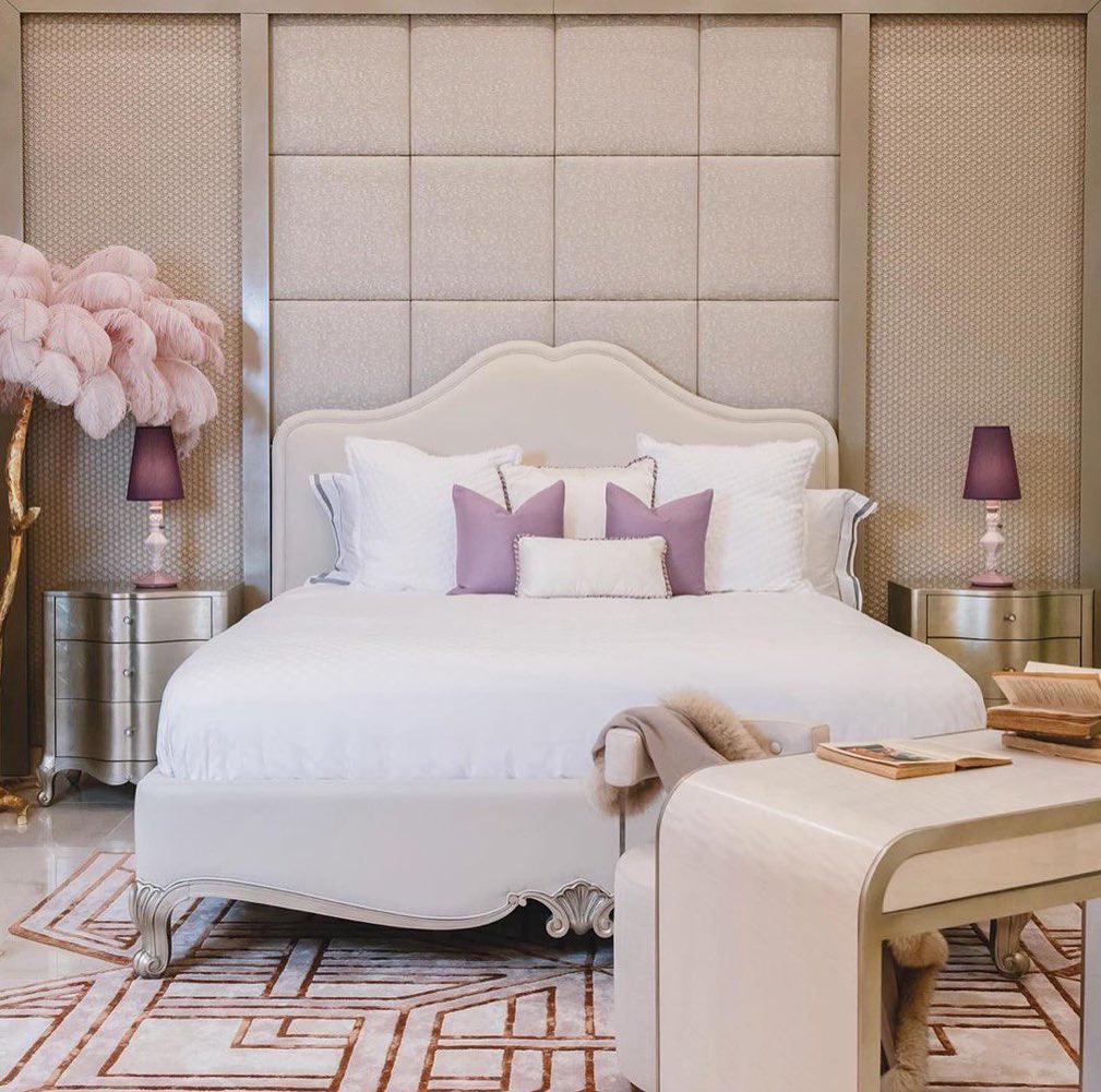 Ostrich Feather Brass Floor Lamp - Blowlighting