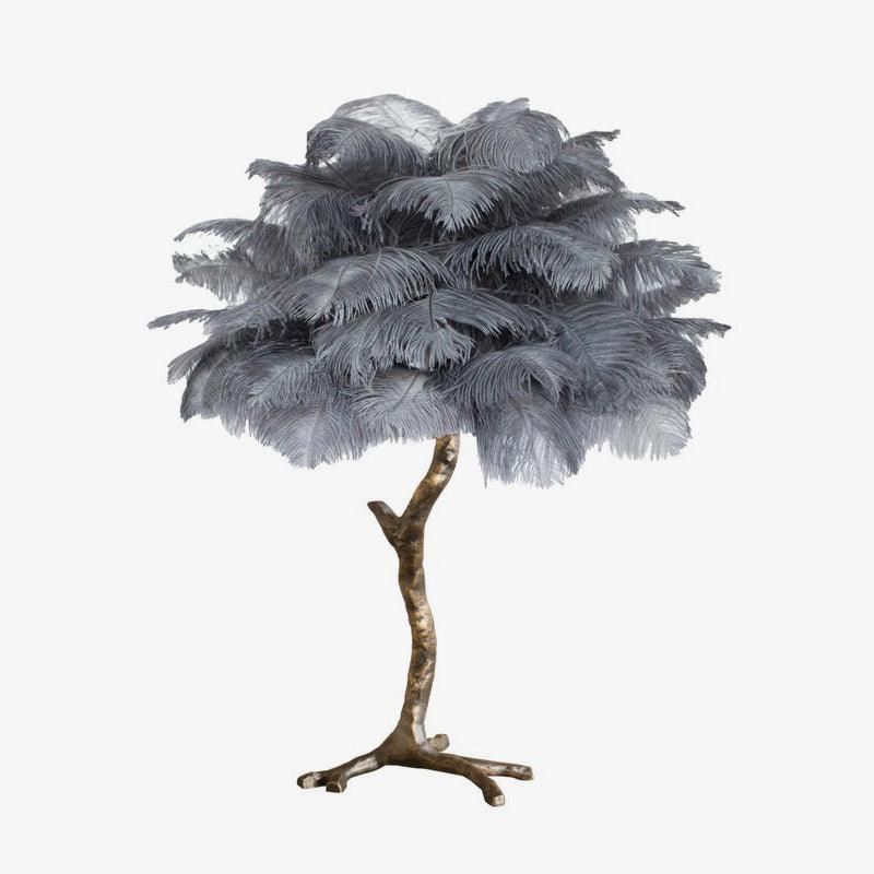 Ostrich Feather Table Lamp - Blowlighting