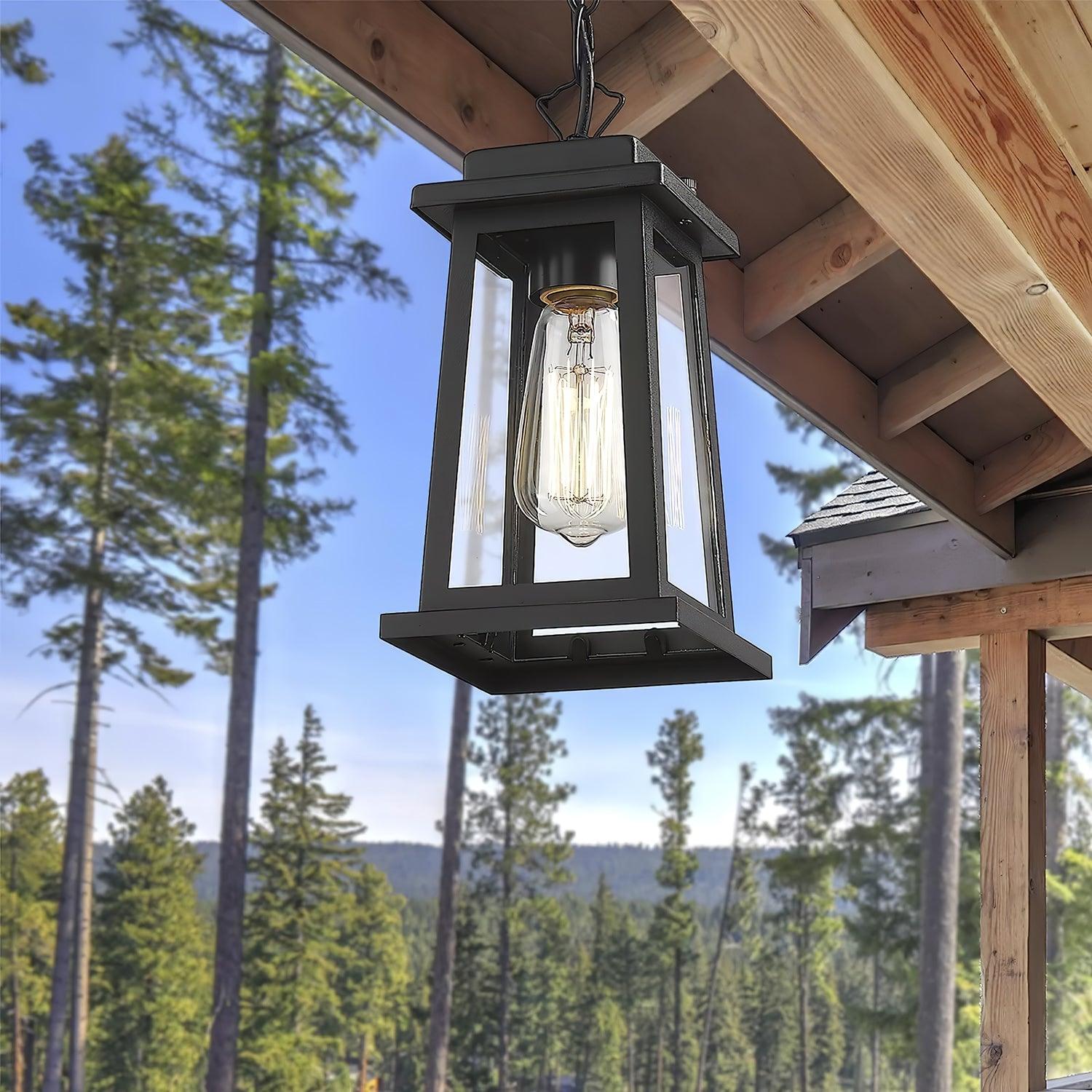Ray Outdoor Lantern Pendant Light - Blowlighting