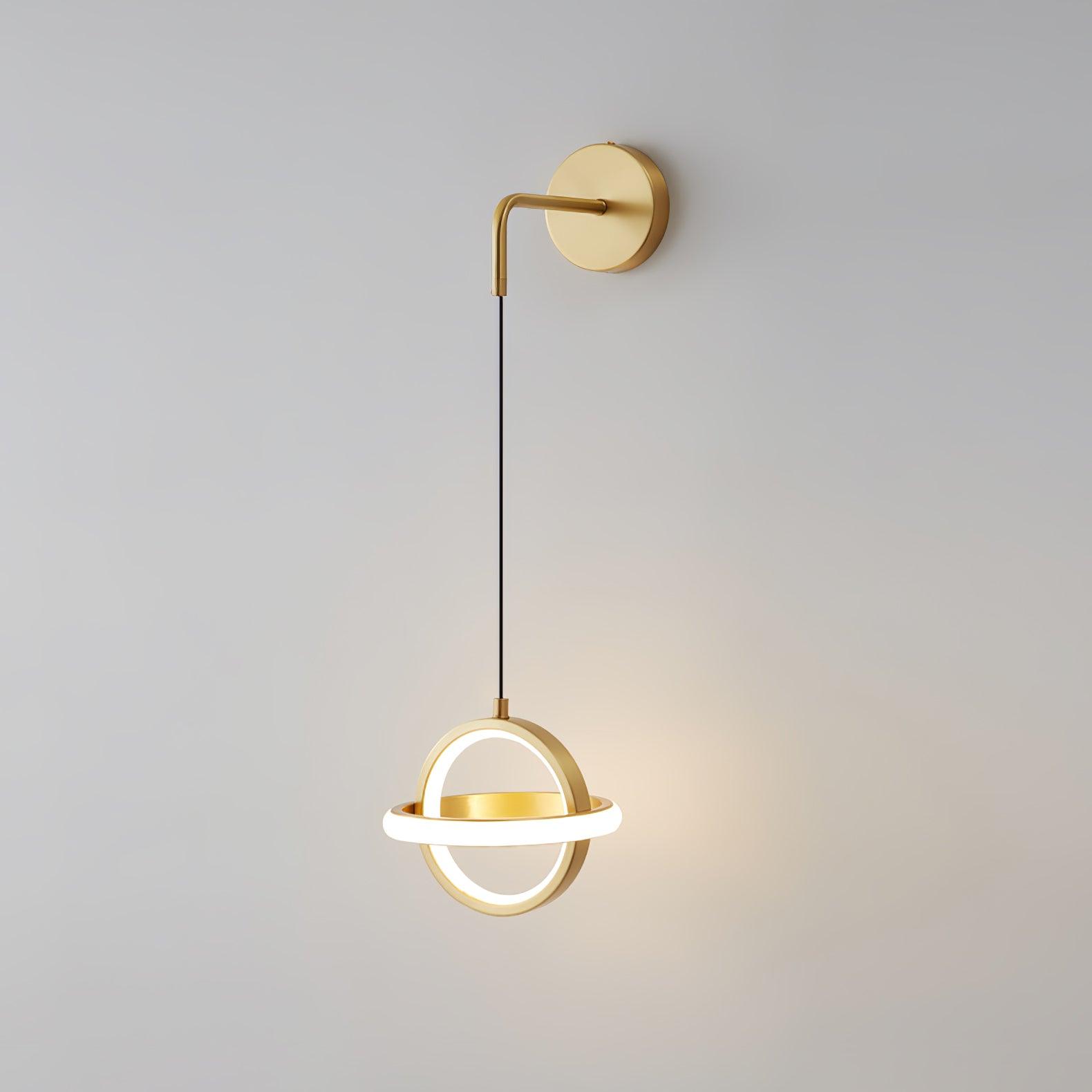 Oval Brass Wall Light - Blowlighting