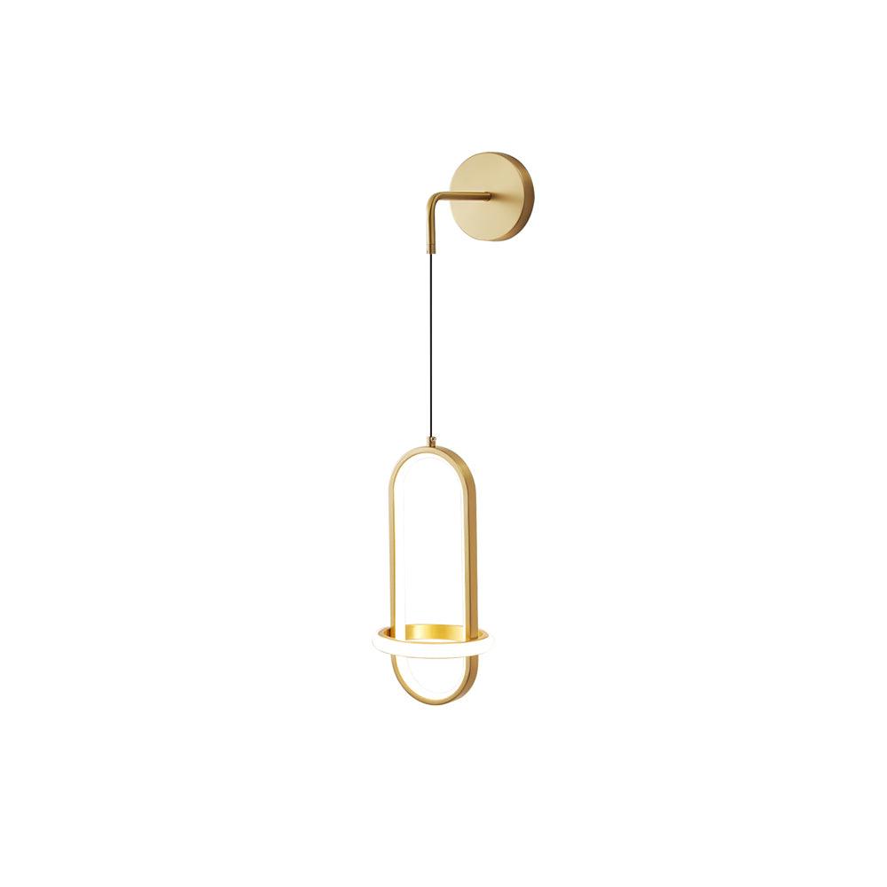 Oval Brass Wall Light - Blowlighting