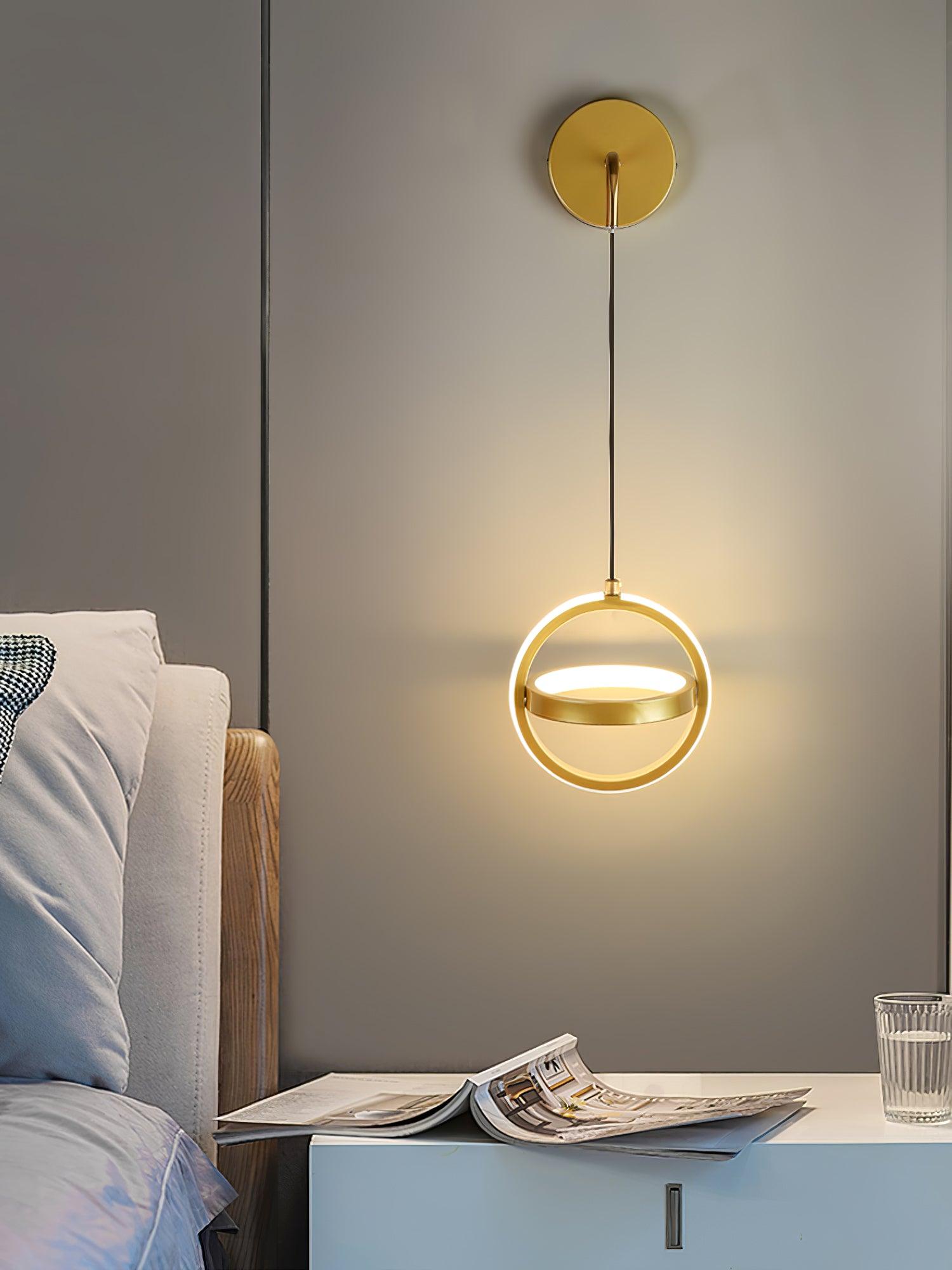 Oval Brass Wall Light - Blowlighting